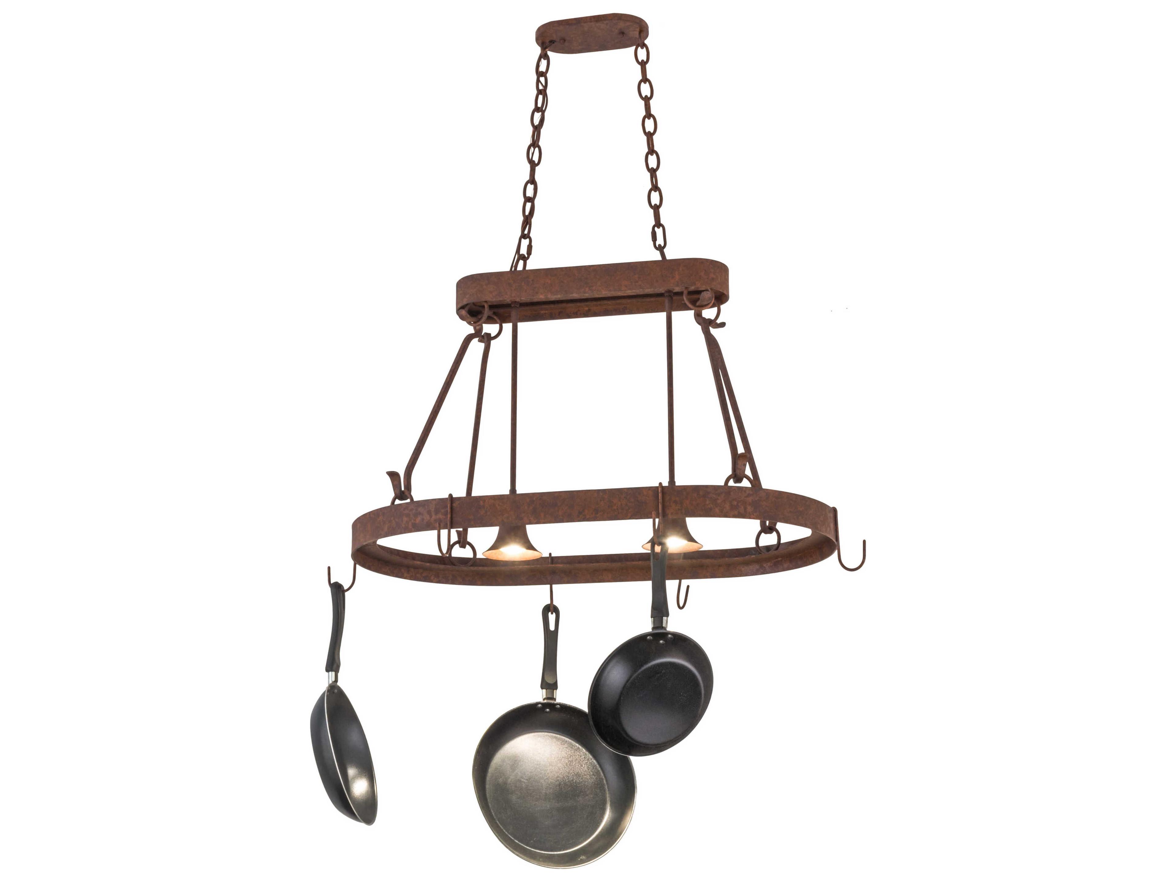 Rusty Nail Brown Drum Island Pendant