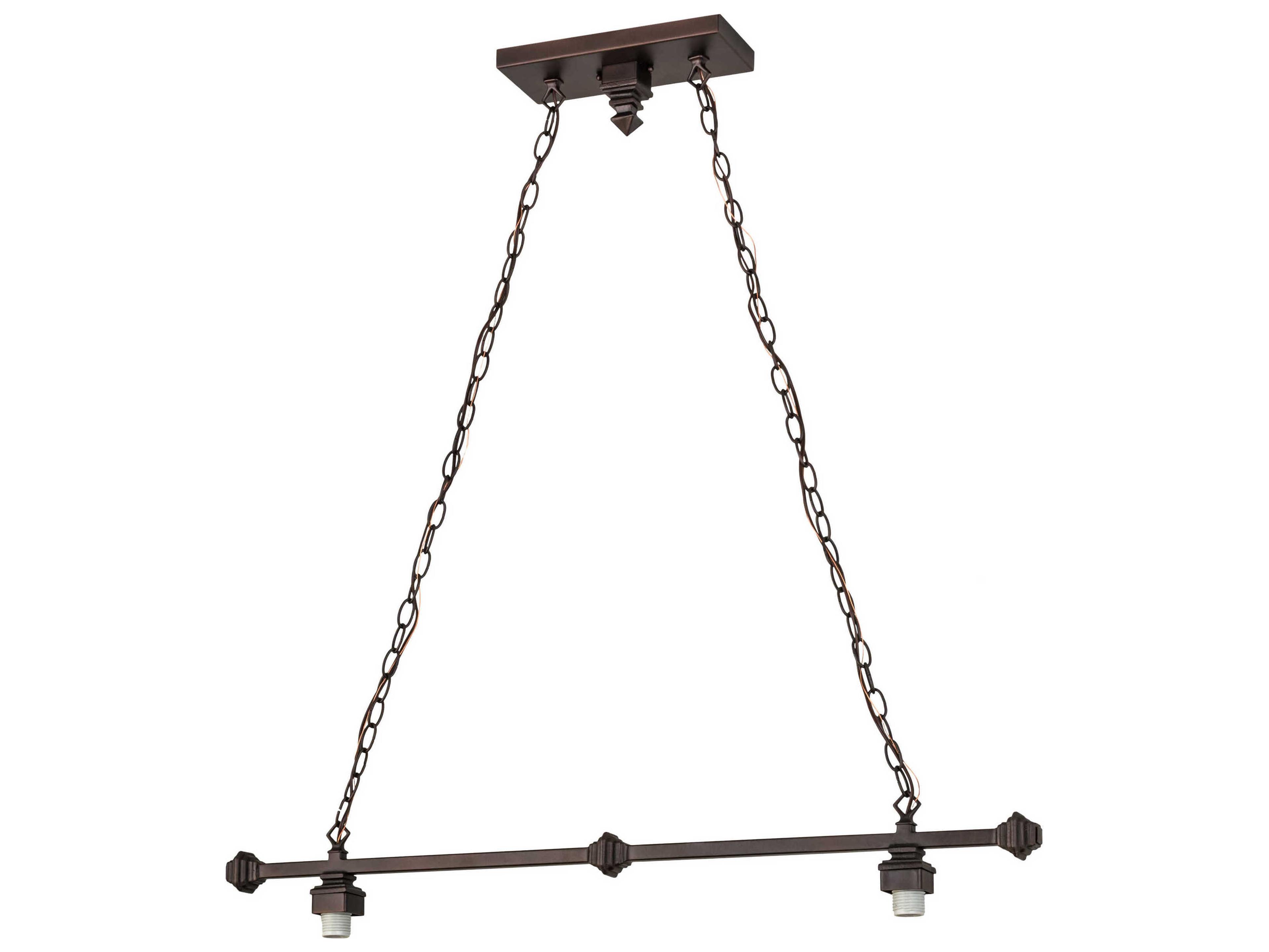 Meyda 2-Light Bronze Island Pendant