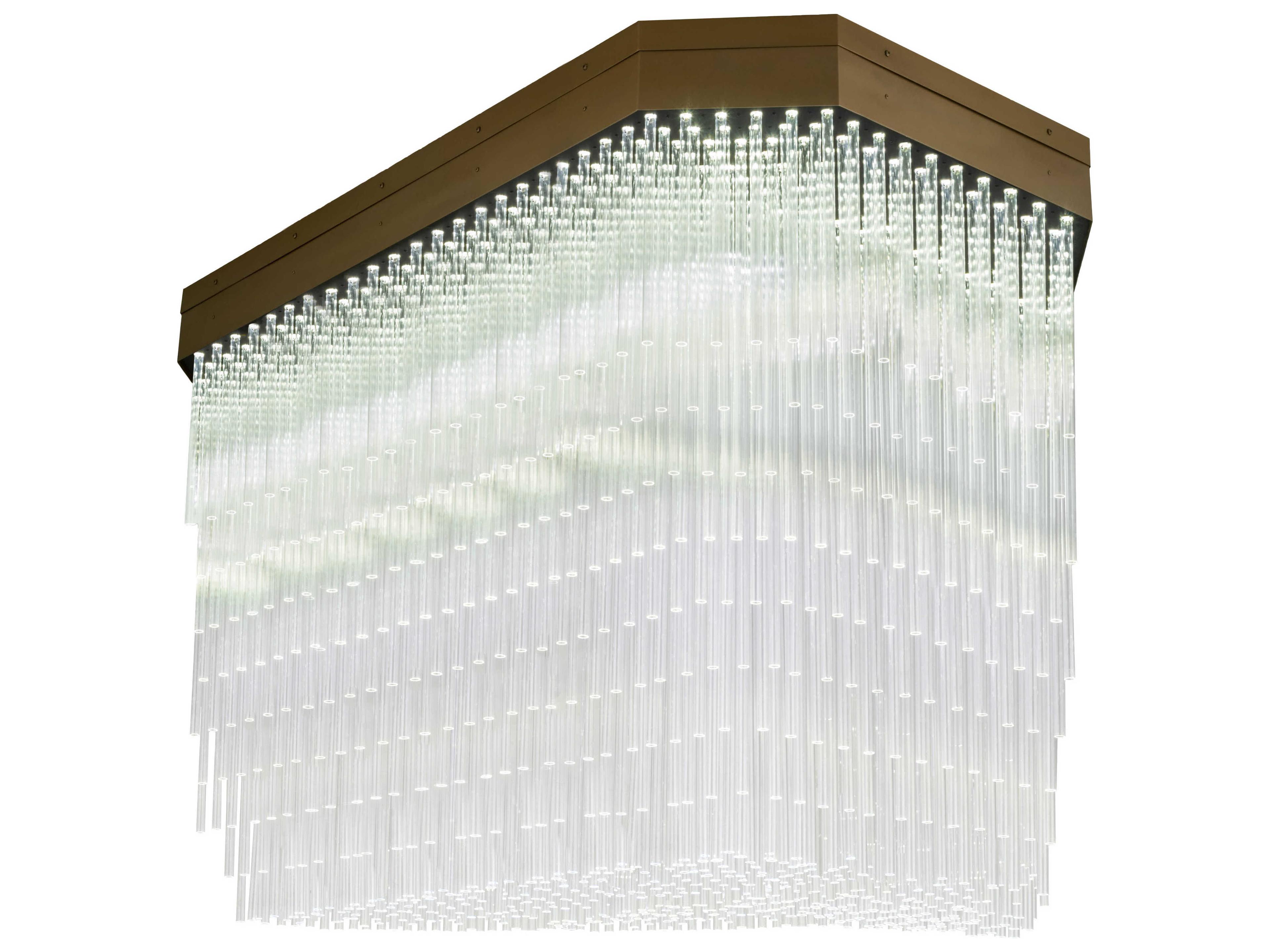 Meyda Led Black Glass Island Pendant