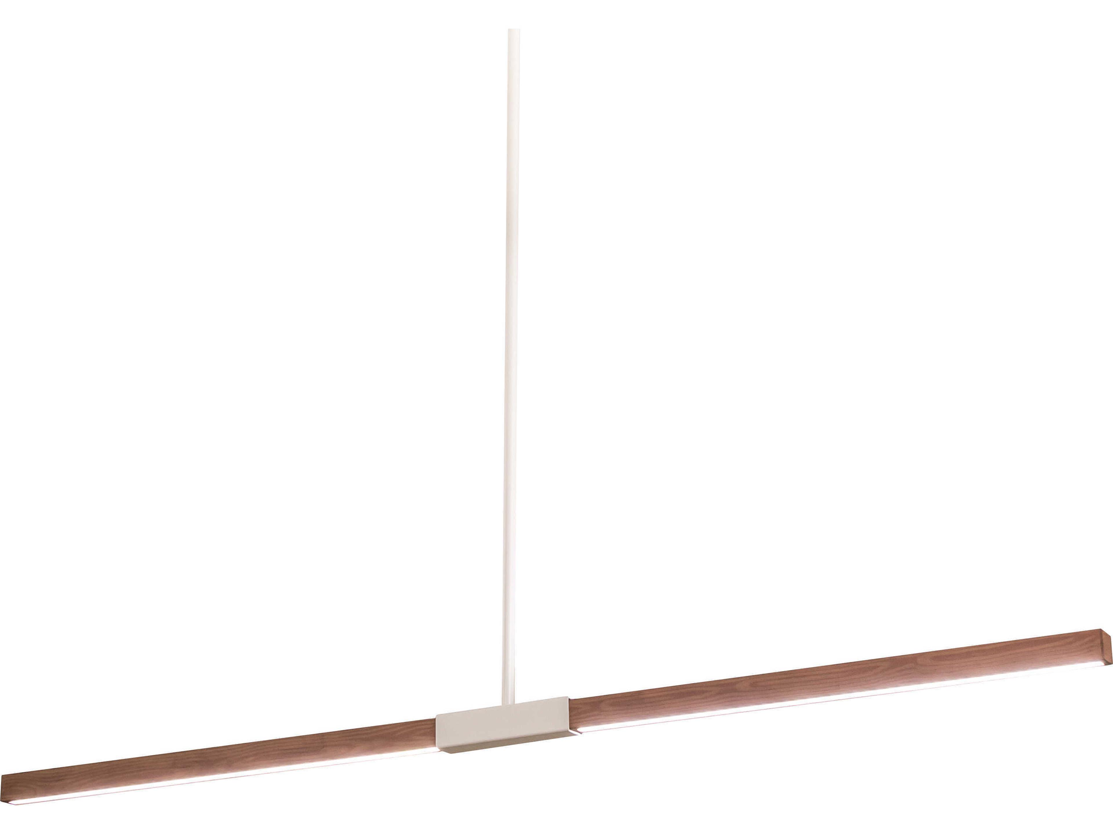 Led Brown Glass Linear Island Pendant