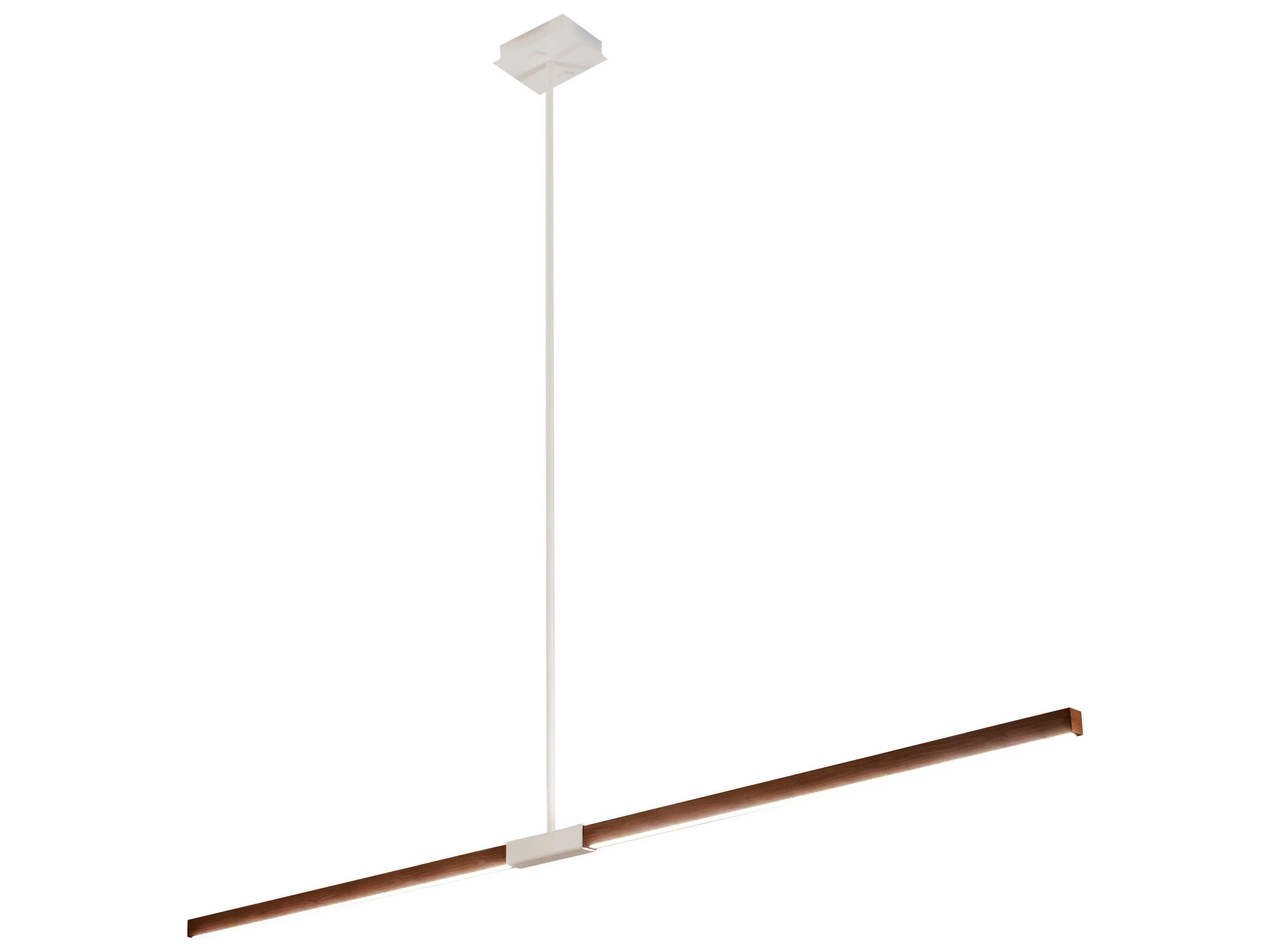 Meyda Led Brown Glass Linear Island Pendant