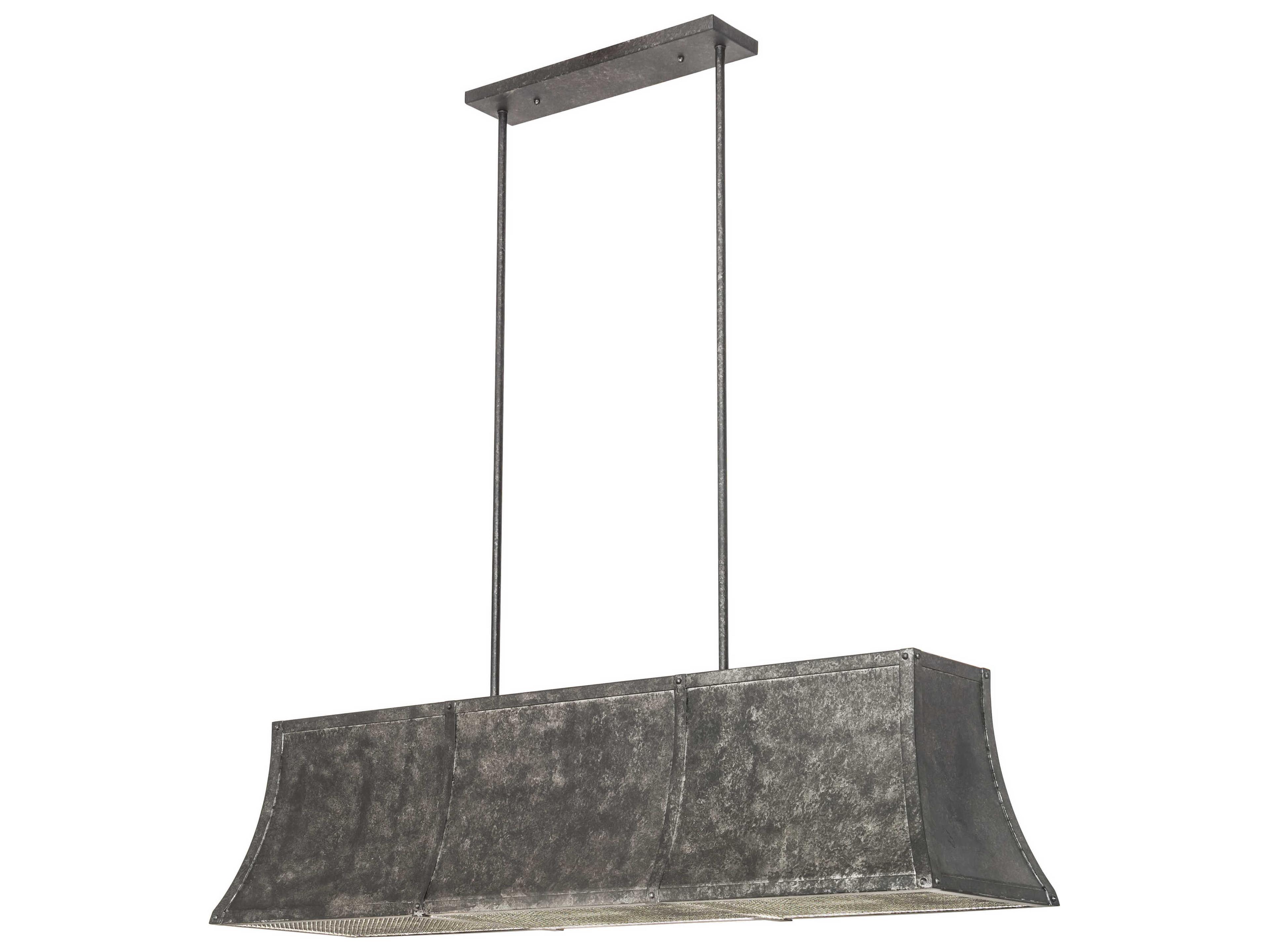 5-Light Gray Island Pendant