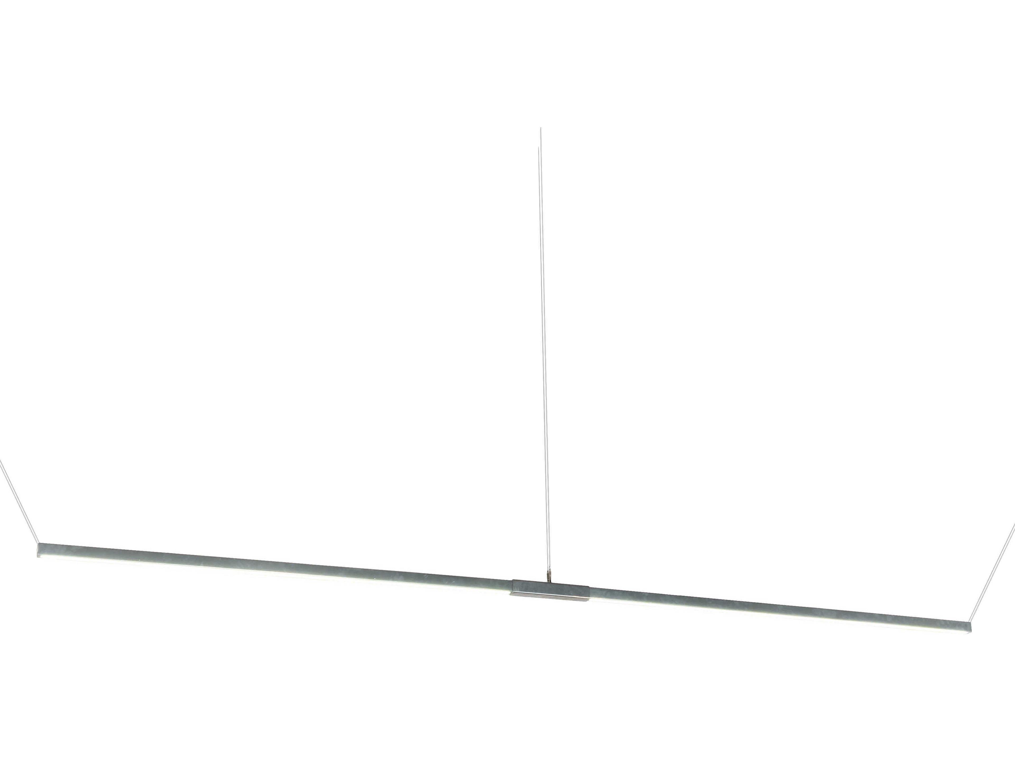 Meyda Strip Chrome Glass LED Linear Island Pendant
