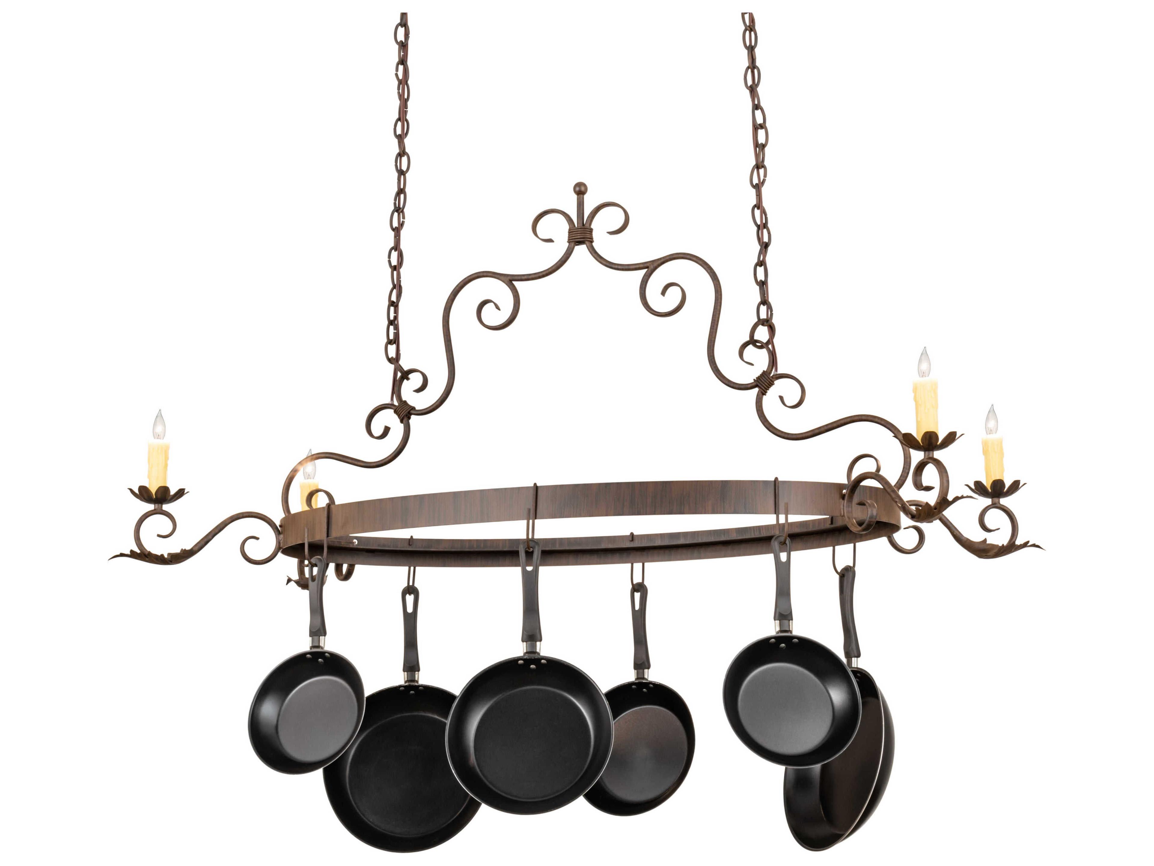 4-Light Brown Island Pendant