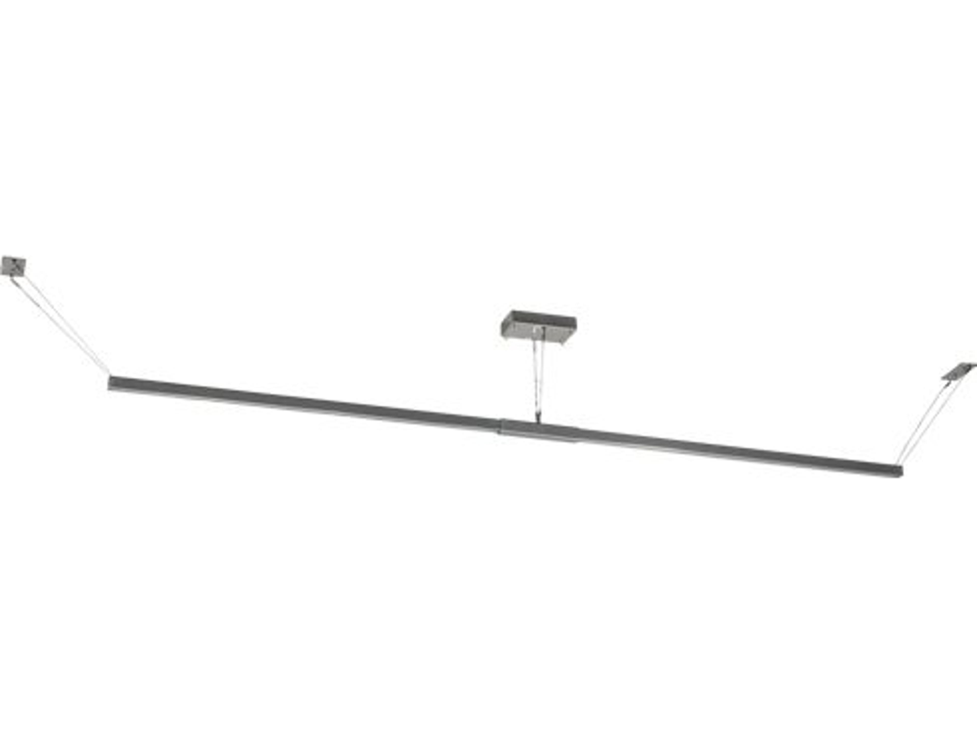 Strip Black LED Linear Island Pendant