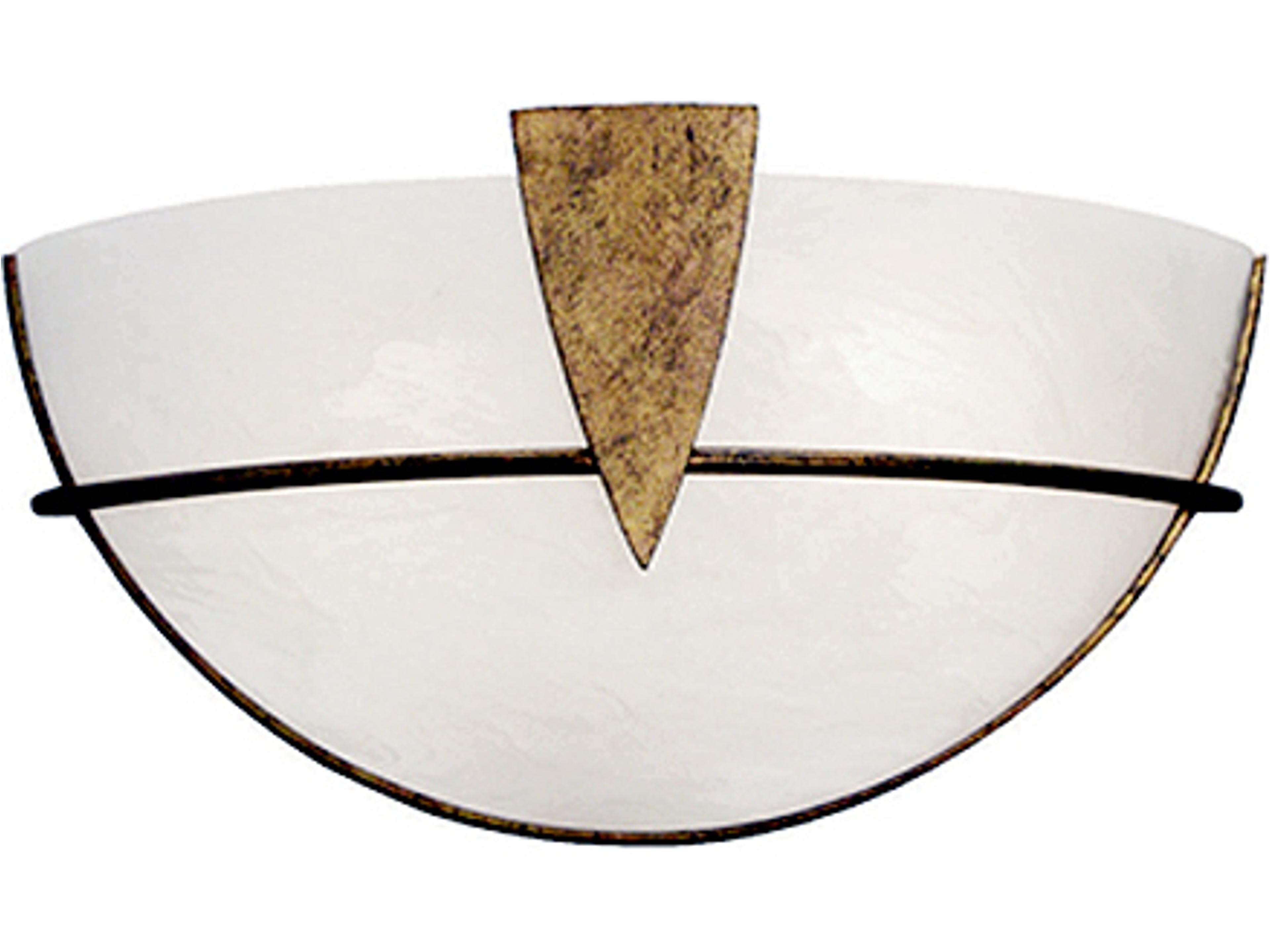 Jacy 1-Light White Brown Wall Sconce