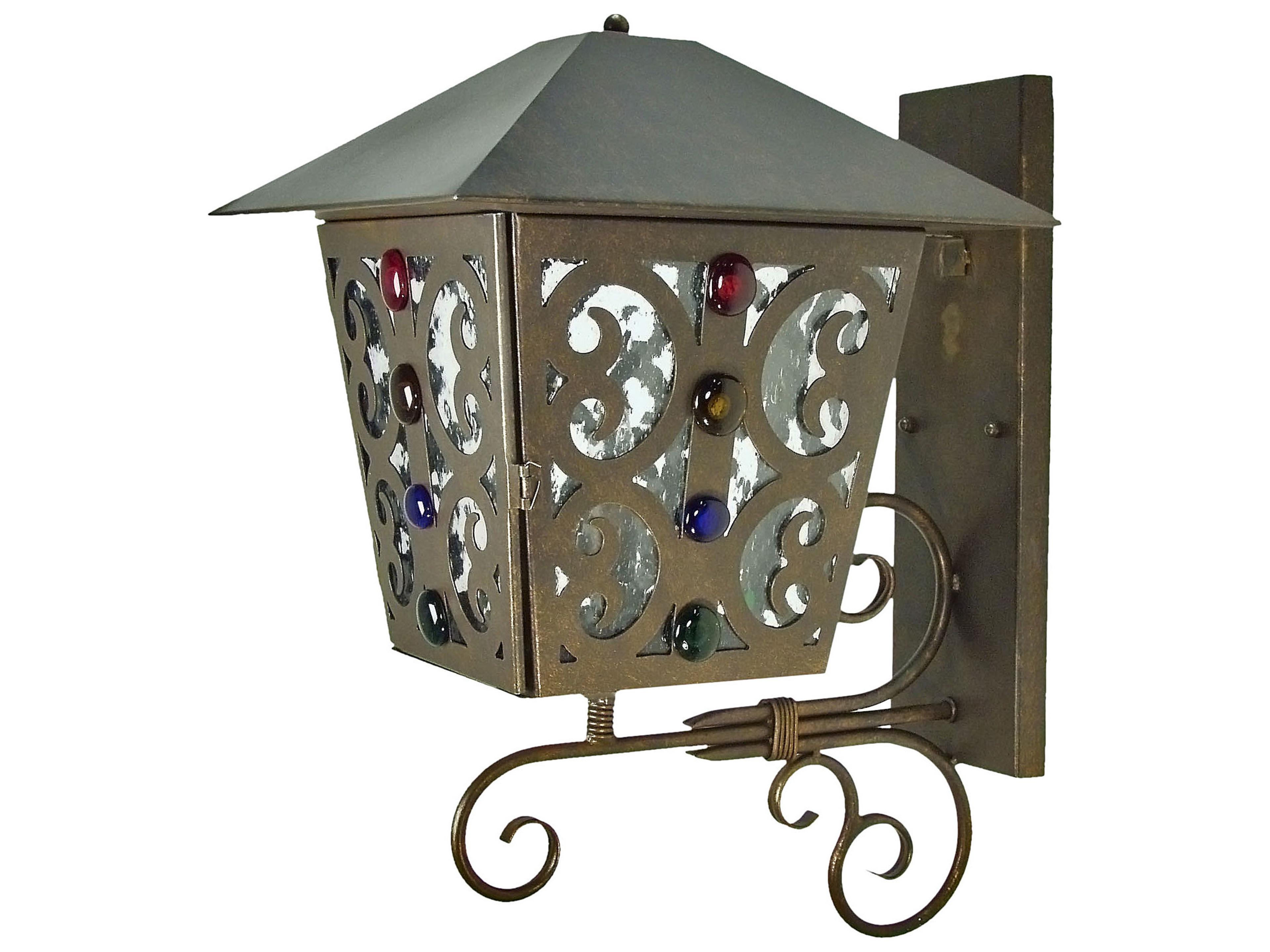 Julie 1-Light Gilded Tobacco Brown Wall Sconce