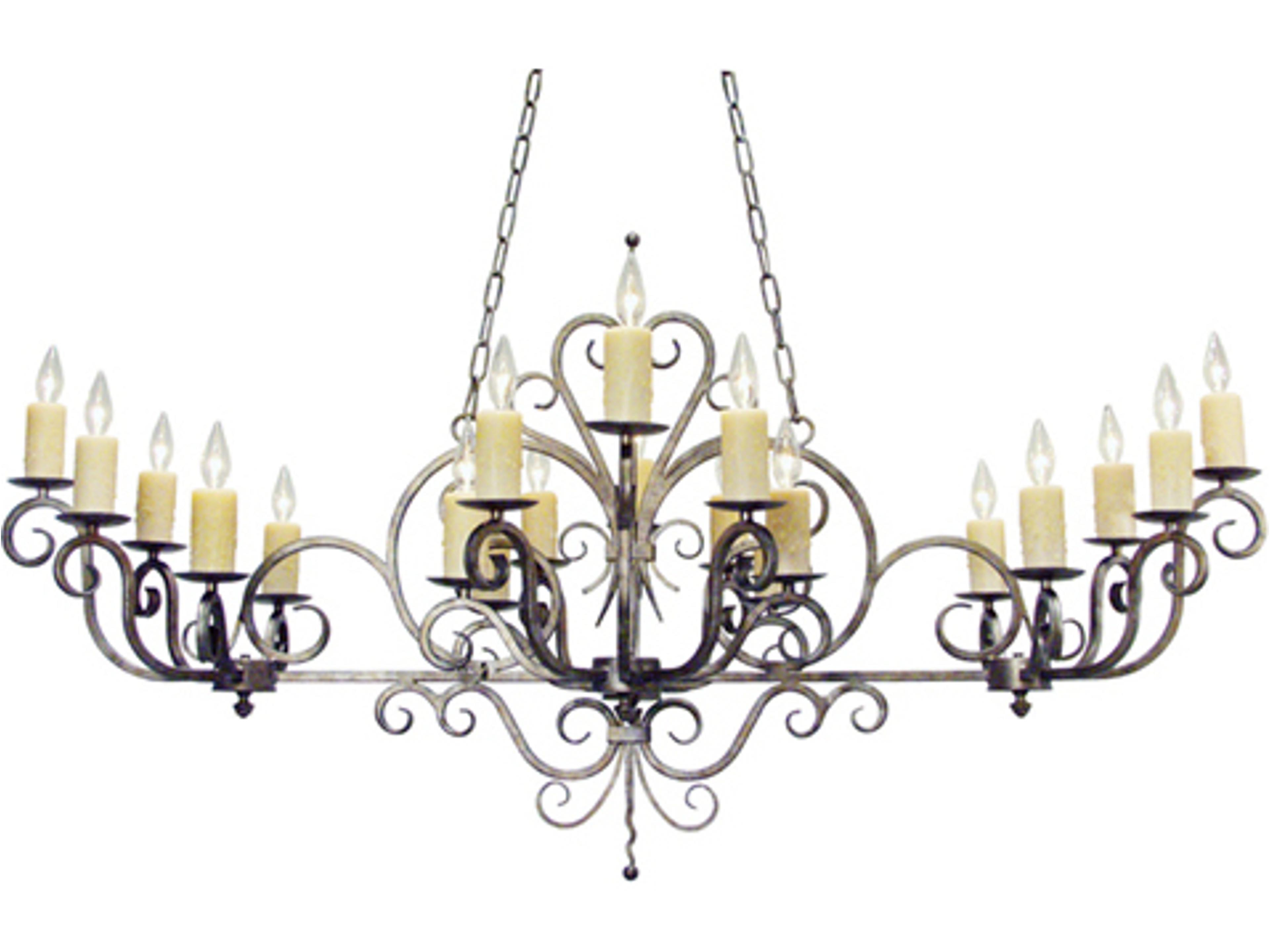 Kean 20-Light Corinth Gray Island Pendant