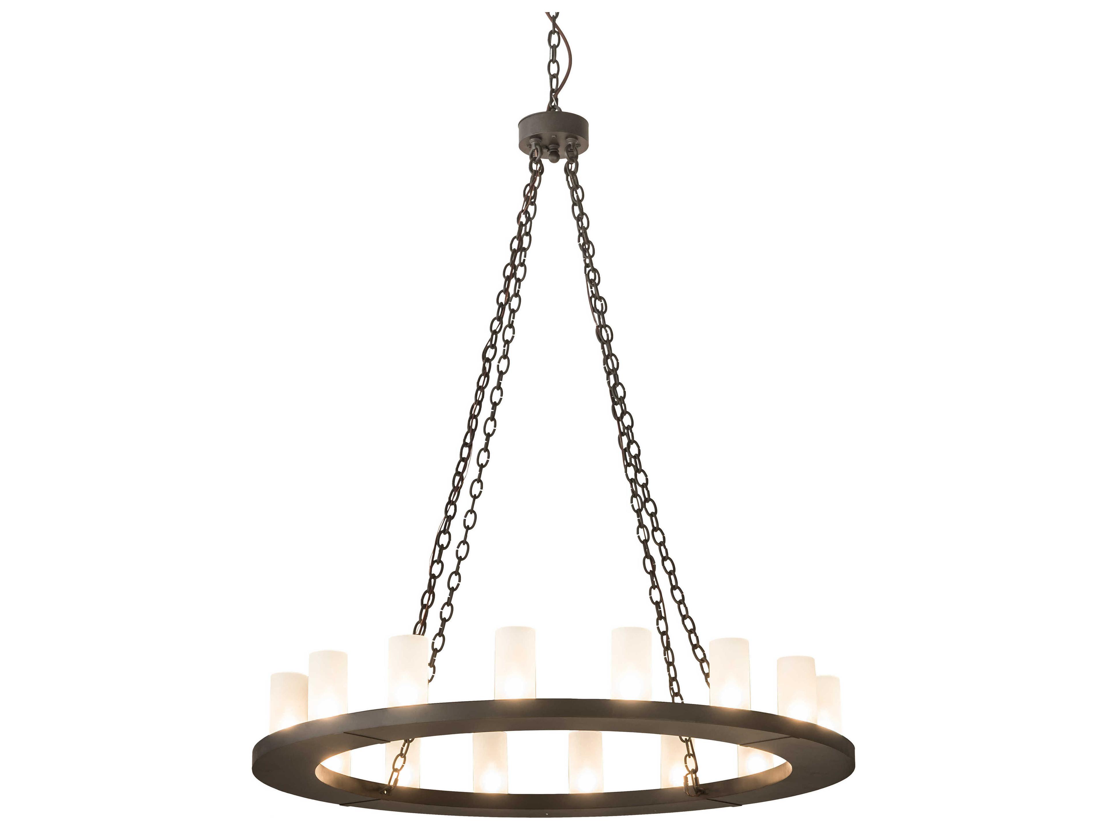 Loxley 16-Light Bronze Cylinder Chandelier