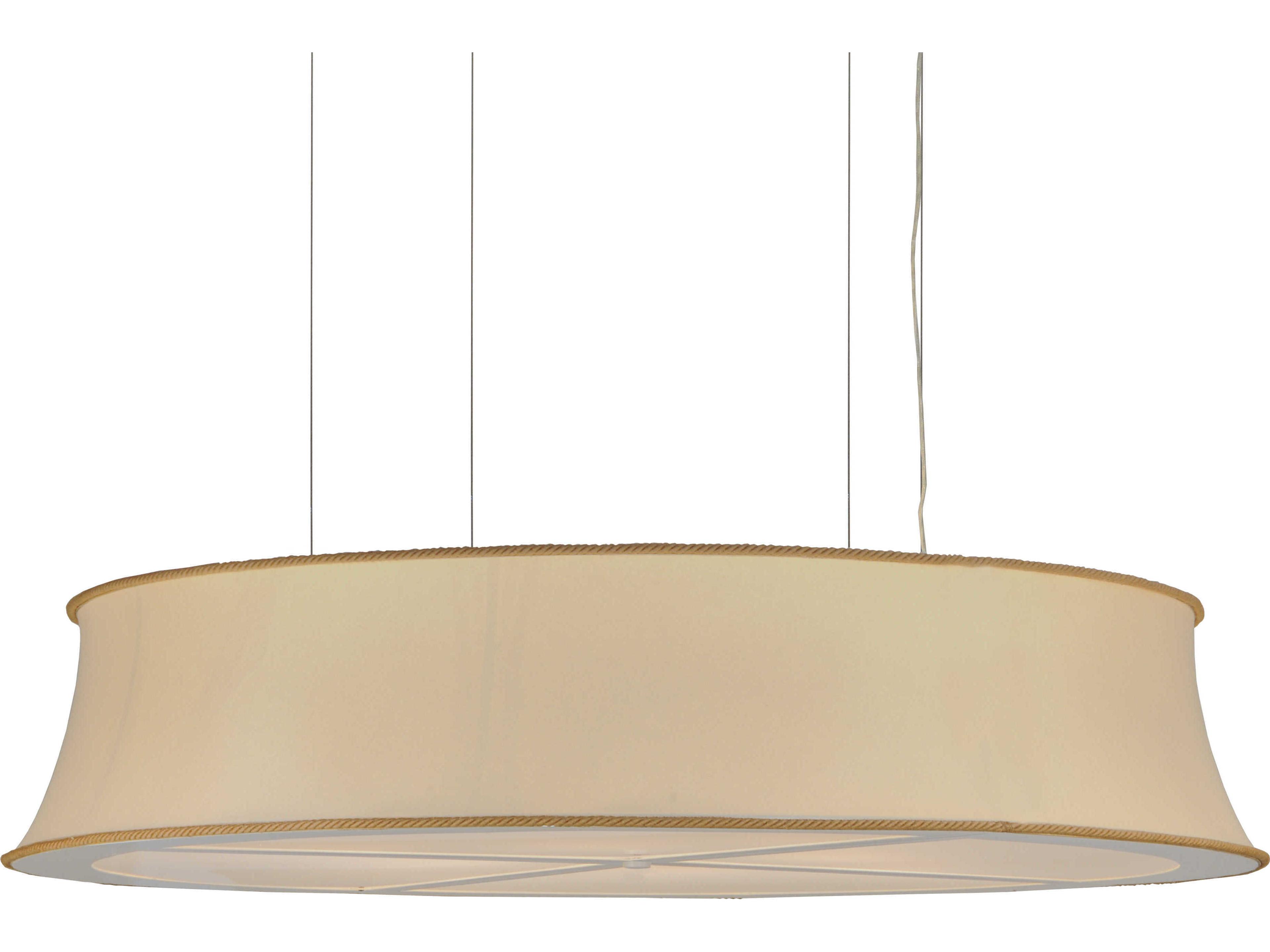 Lodge 6-Light Off White Pendant