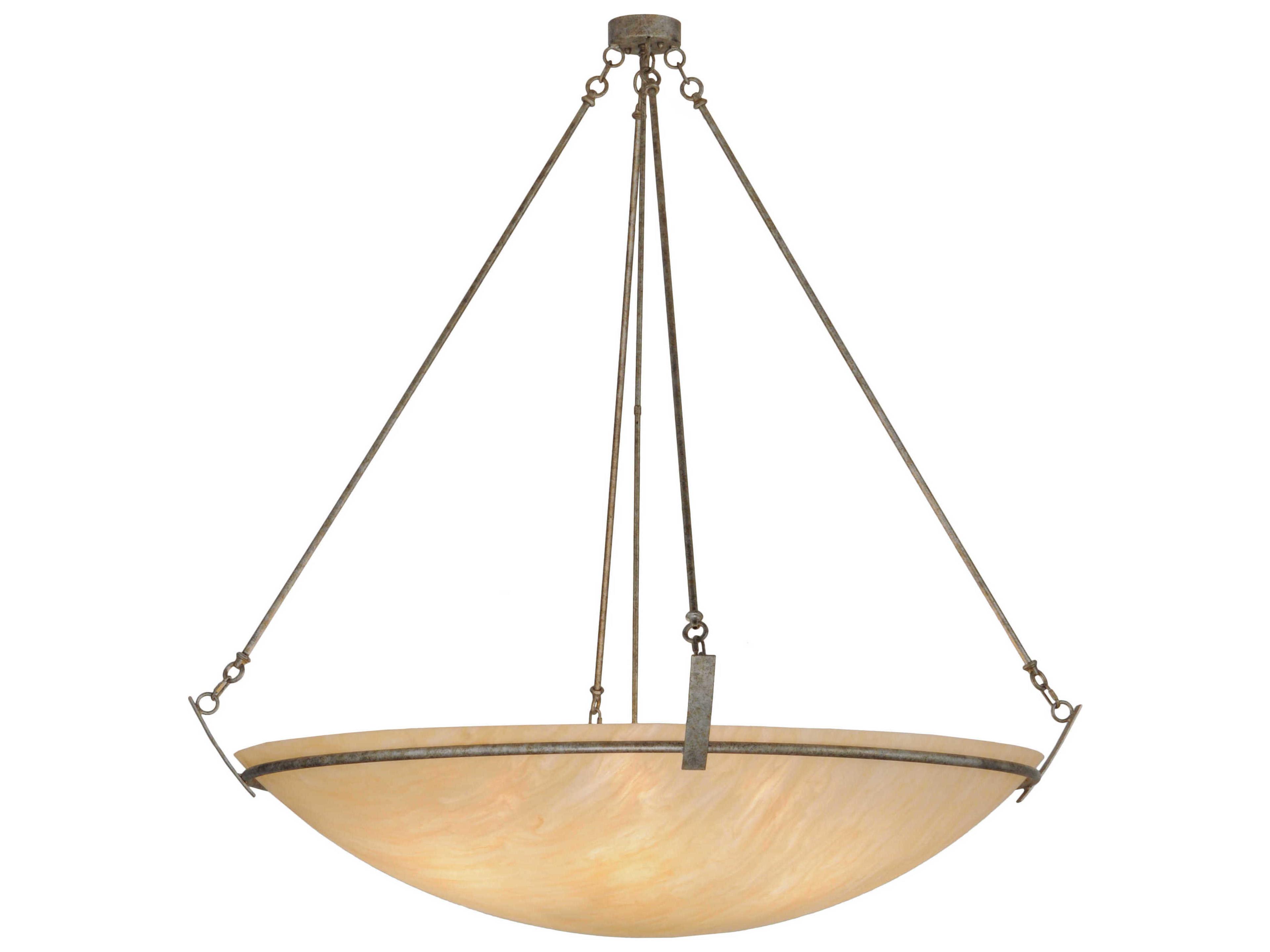 Covina 1-Light Gray Glass Bowl Pendant