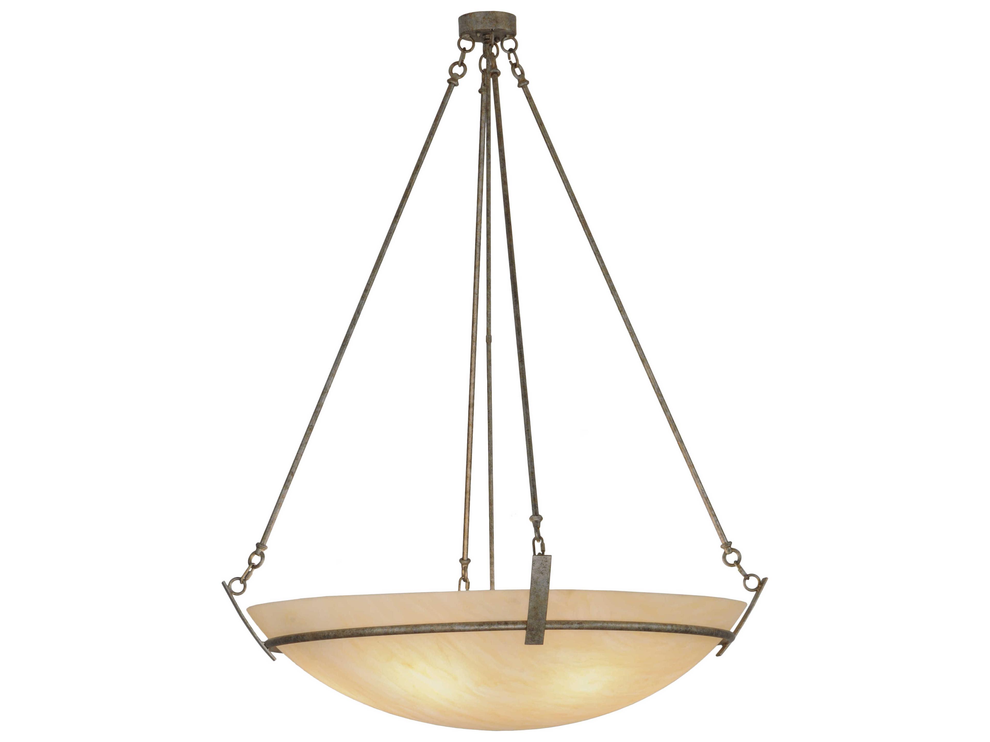 Covina 8-Light Gray Bowl Pendant
