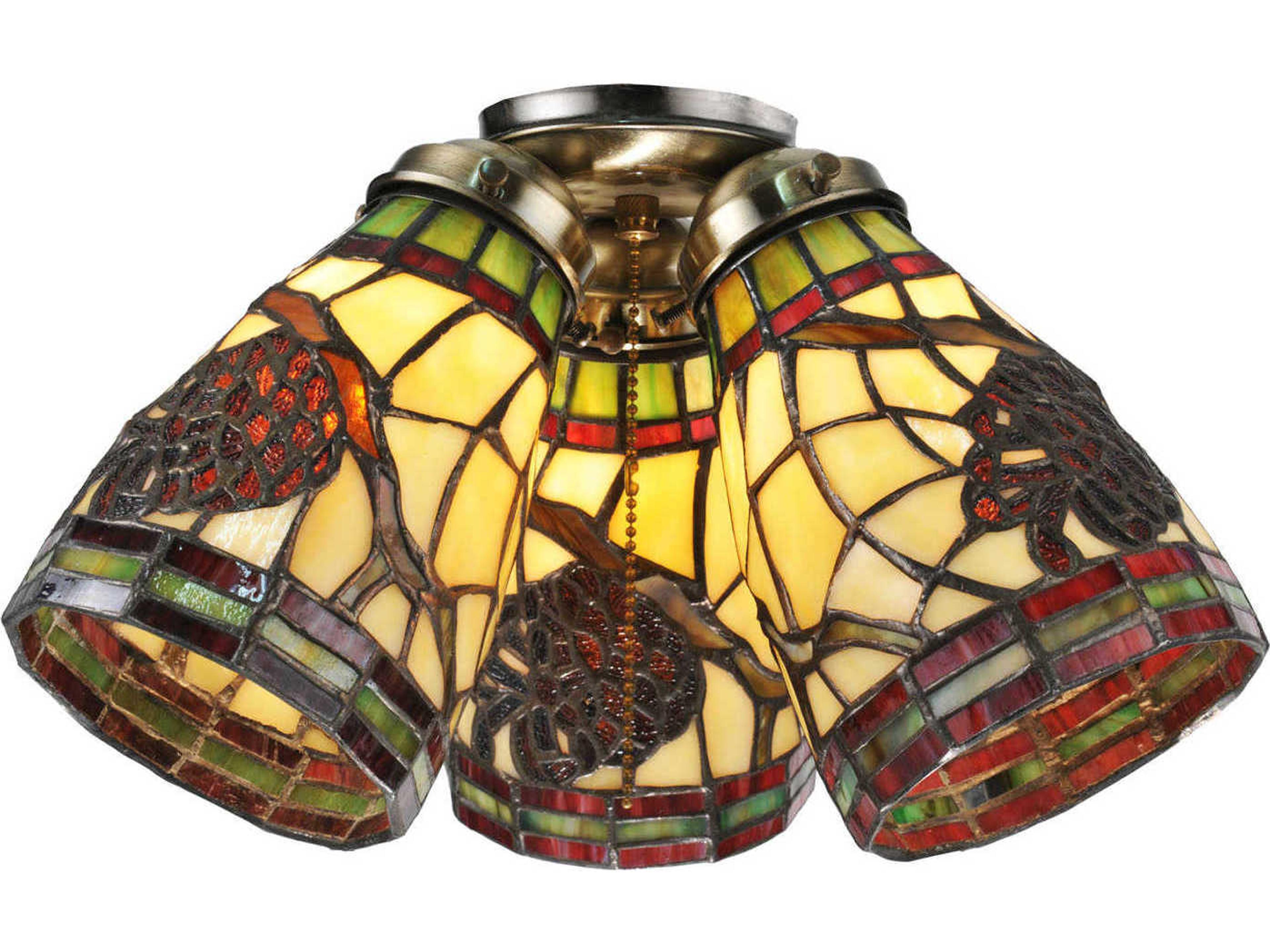 Pinecone Dome Fan Light Shade