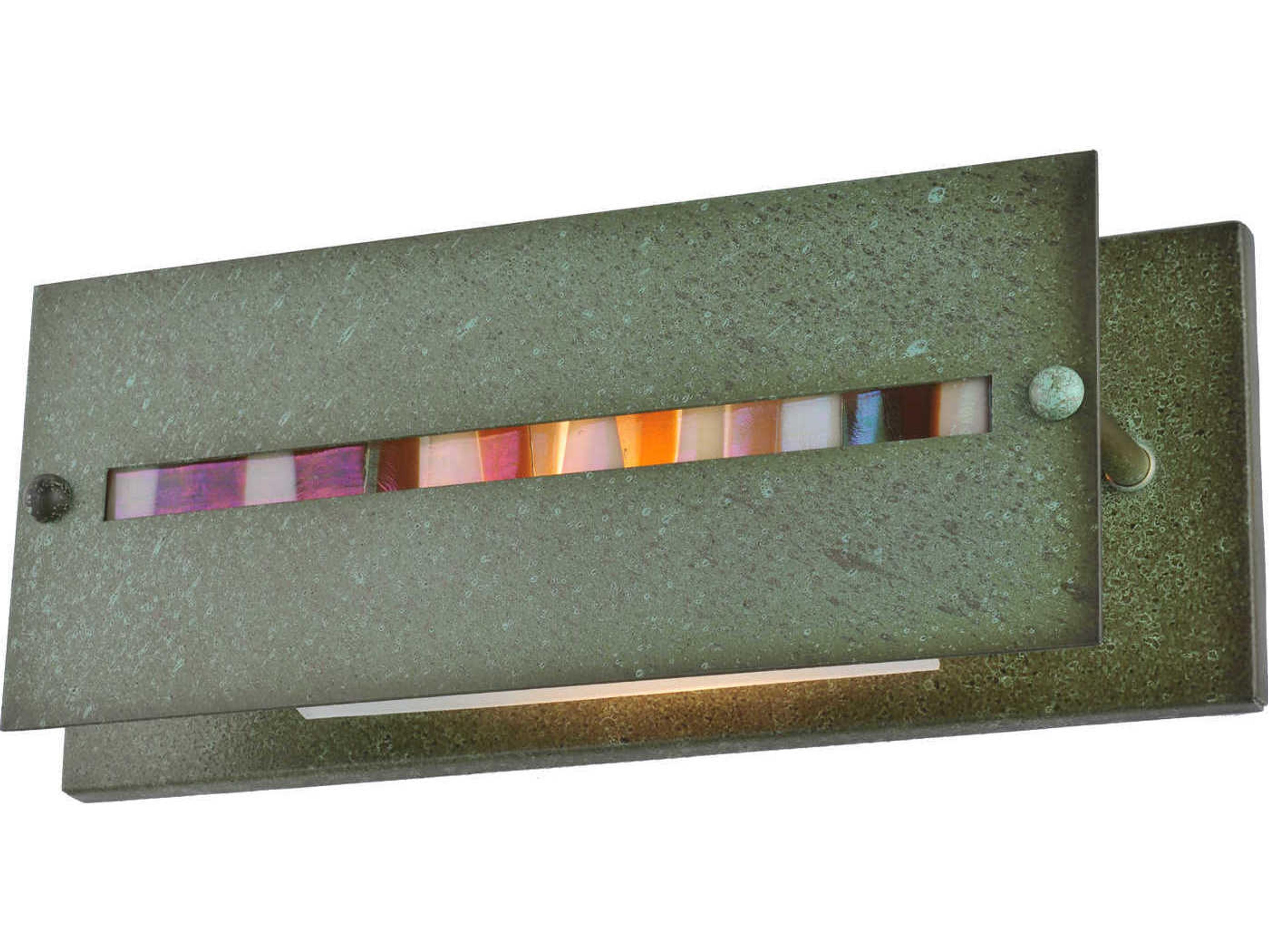 Moss Creek 1-Light Copper Glass Vanity Light