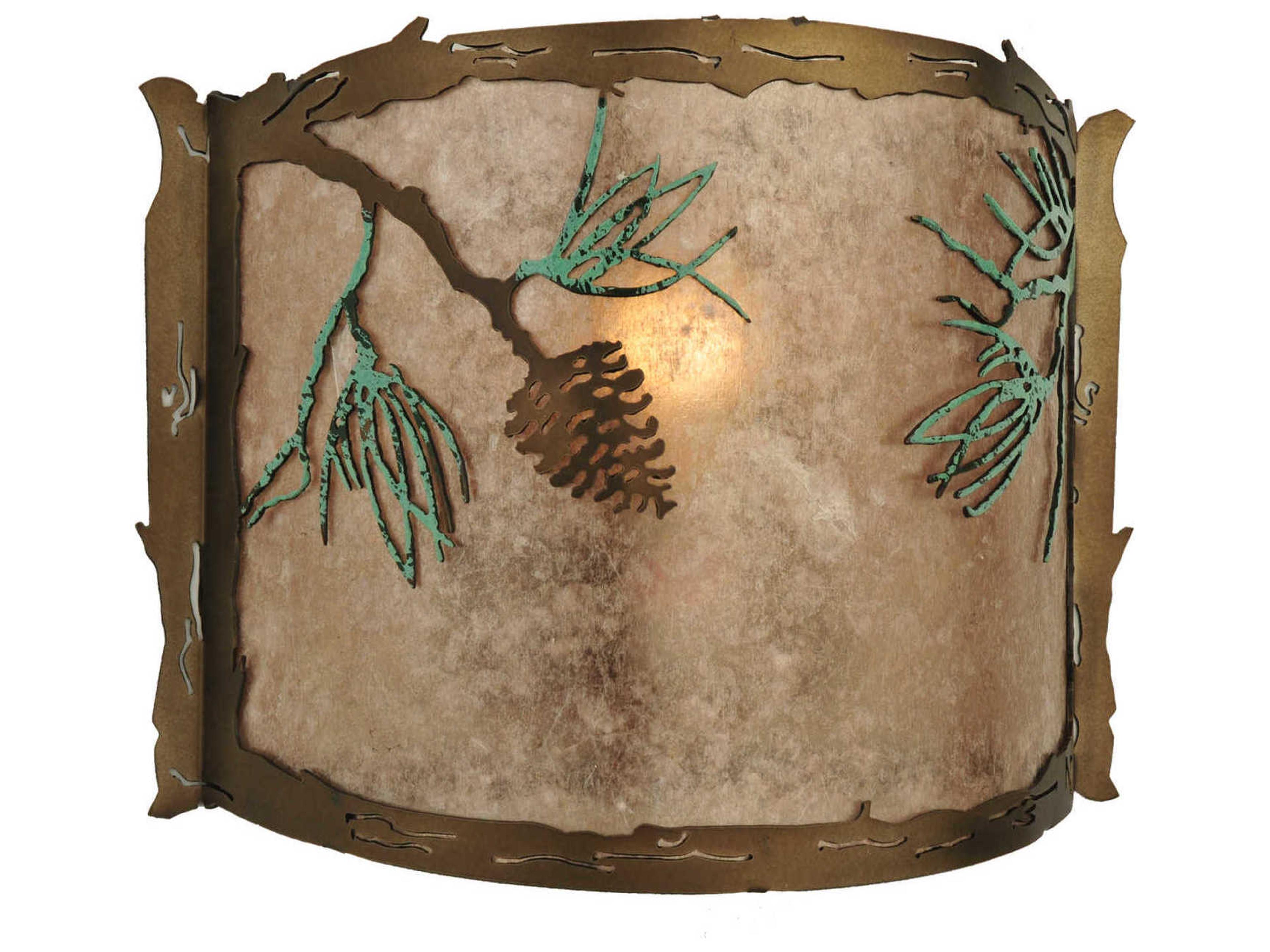 Balsam Pine 1-Light Copper Wall Sconce