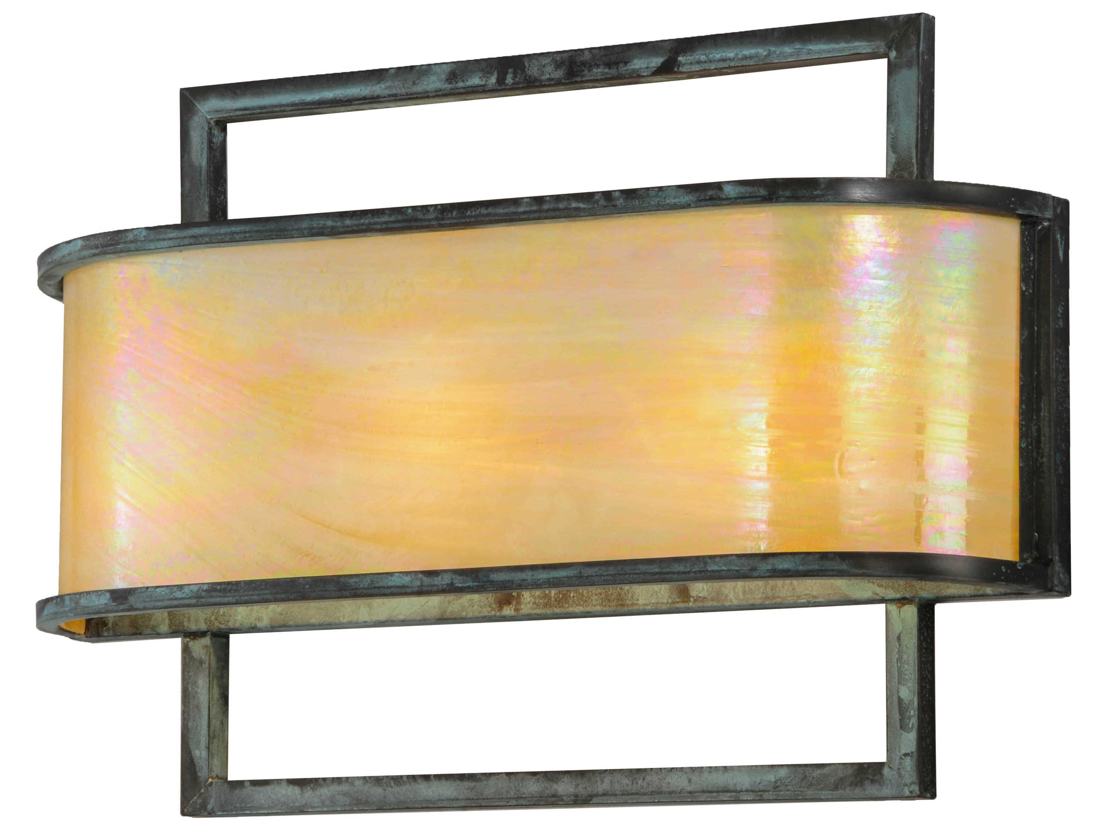 Lodge 3-Light Green Wall Sconce