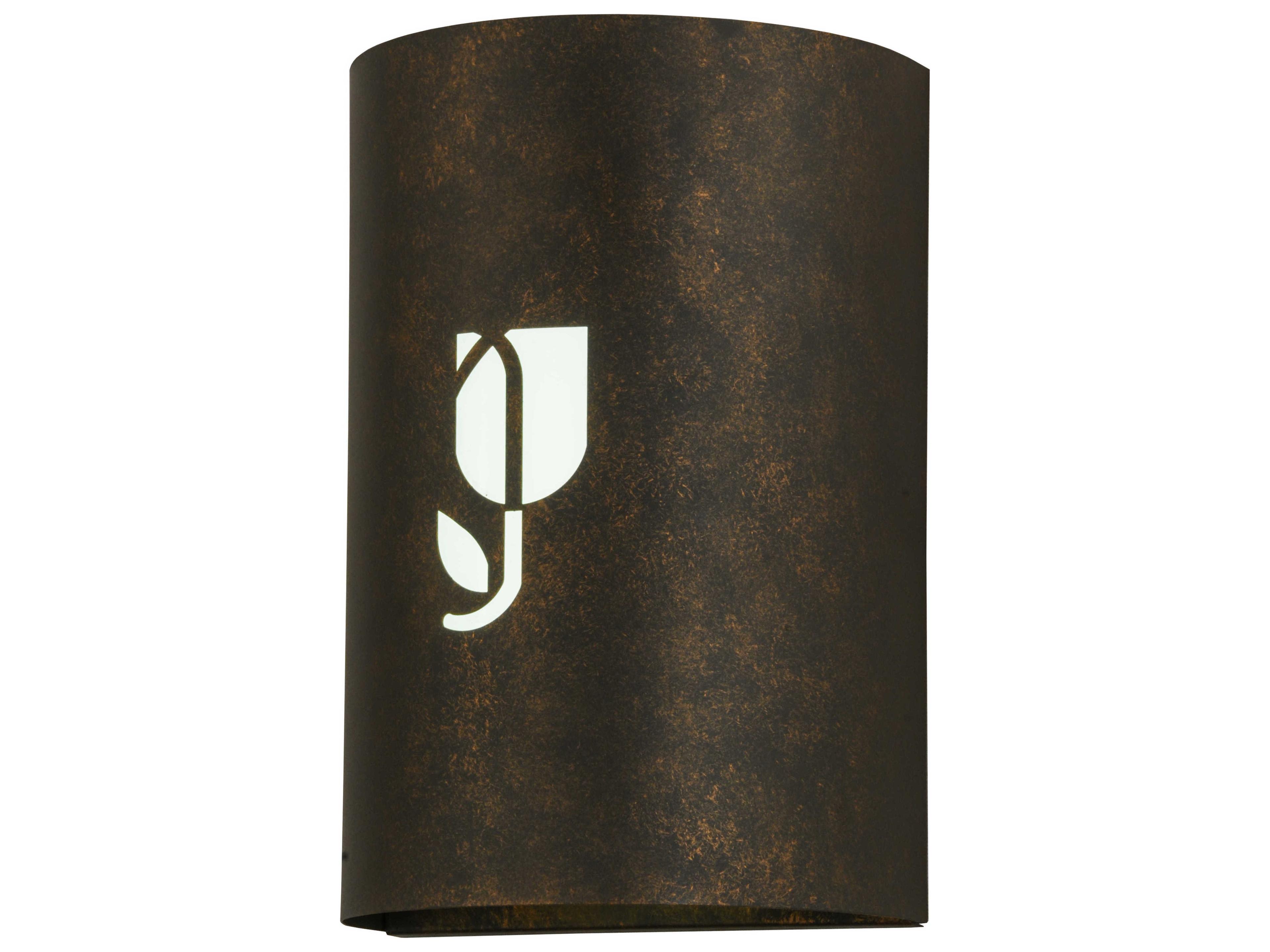 Lodge 1-Light Brown LED Wall Sconce