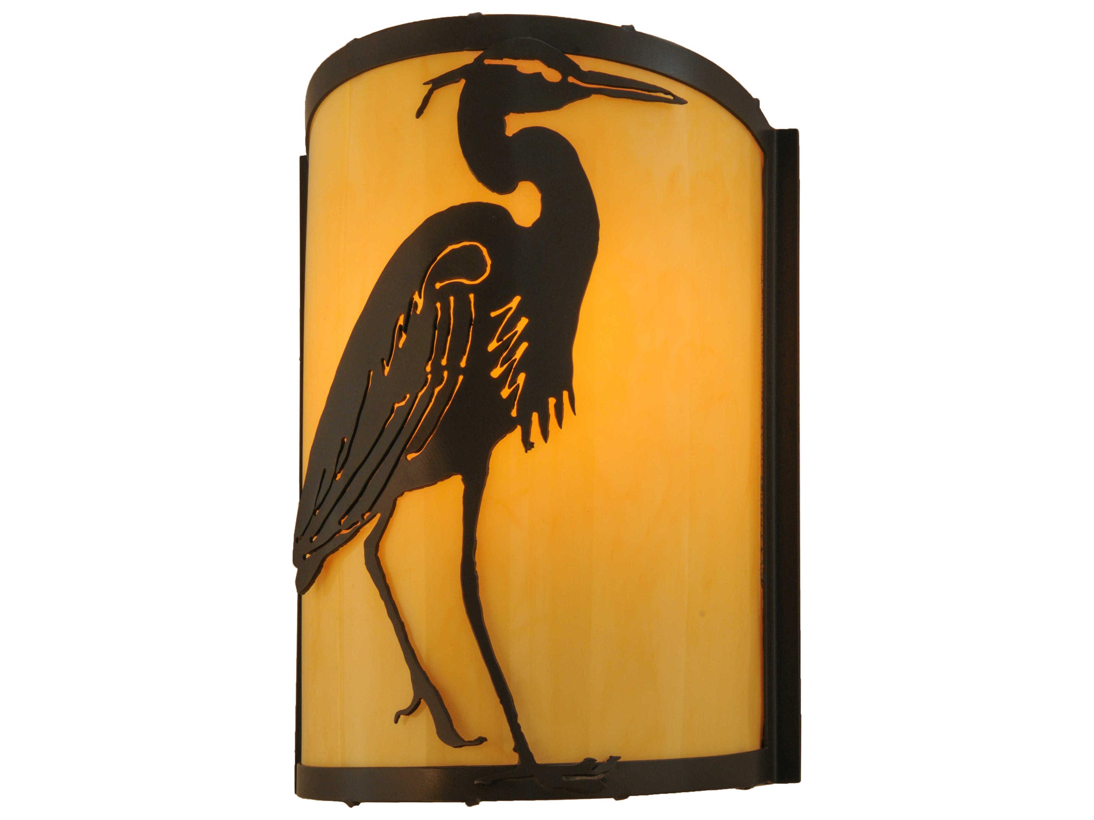 Lodge 1-Light Brown Wall Sconce