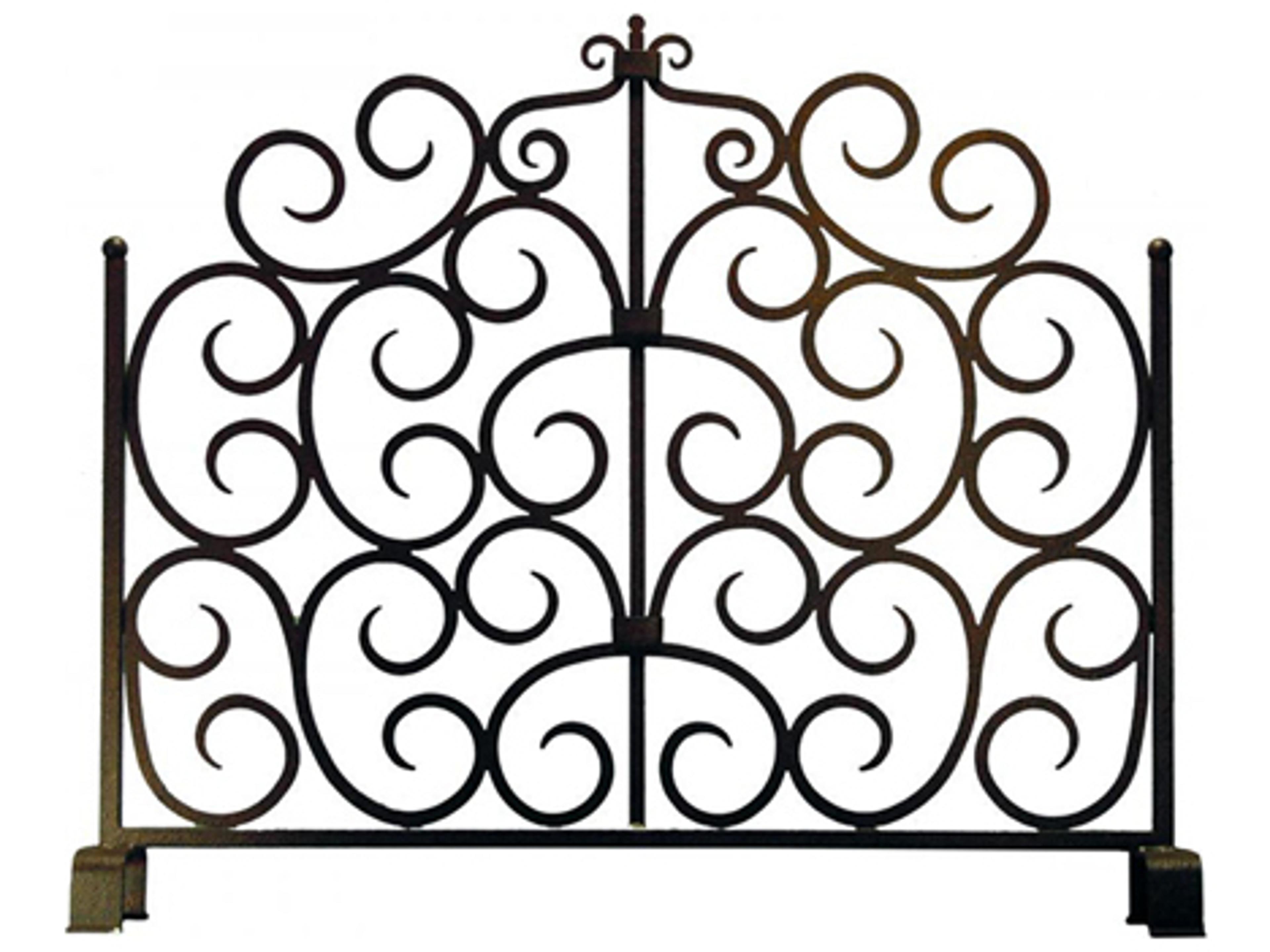 46" Mediterranean Fireplace Screen