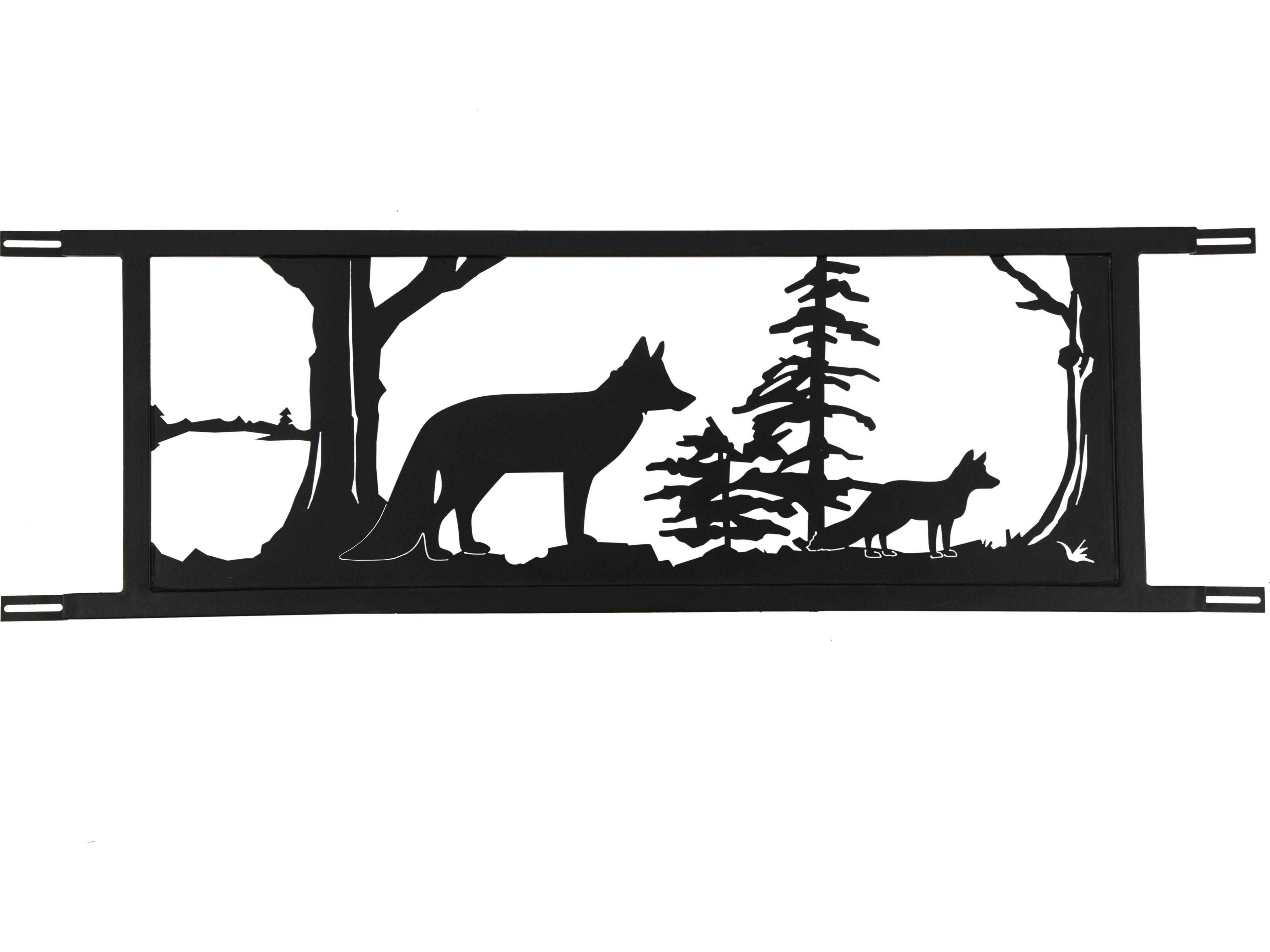 Meyda Neversink Bridge Fox Metal Wall Art