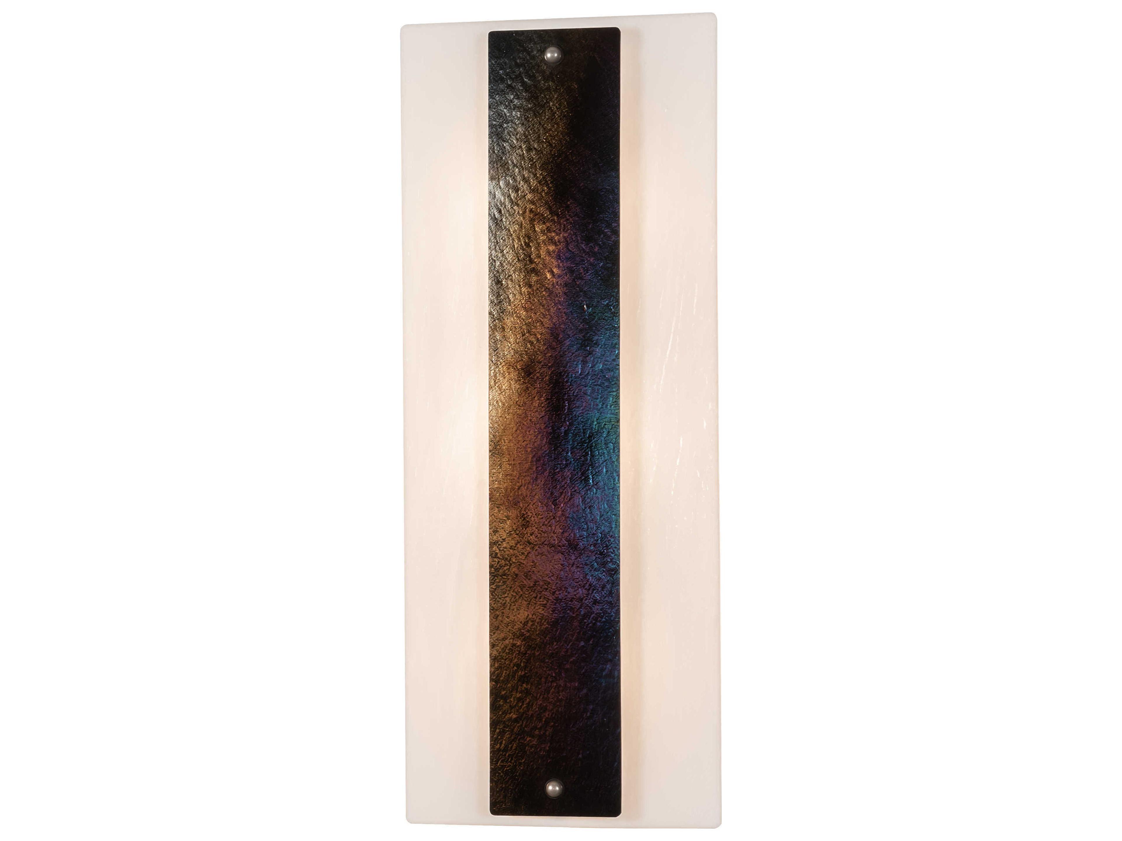 Metro 3-Light Nickel White Glass Wall Sconce