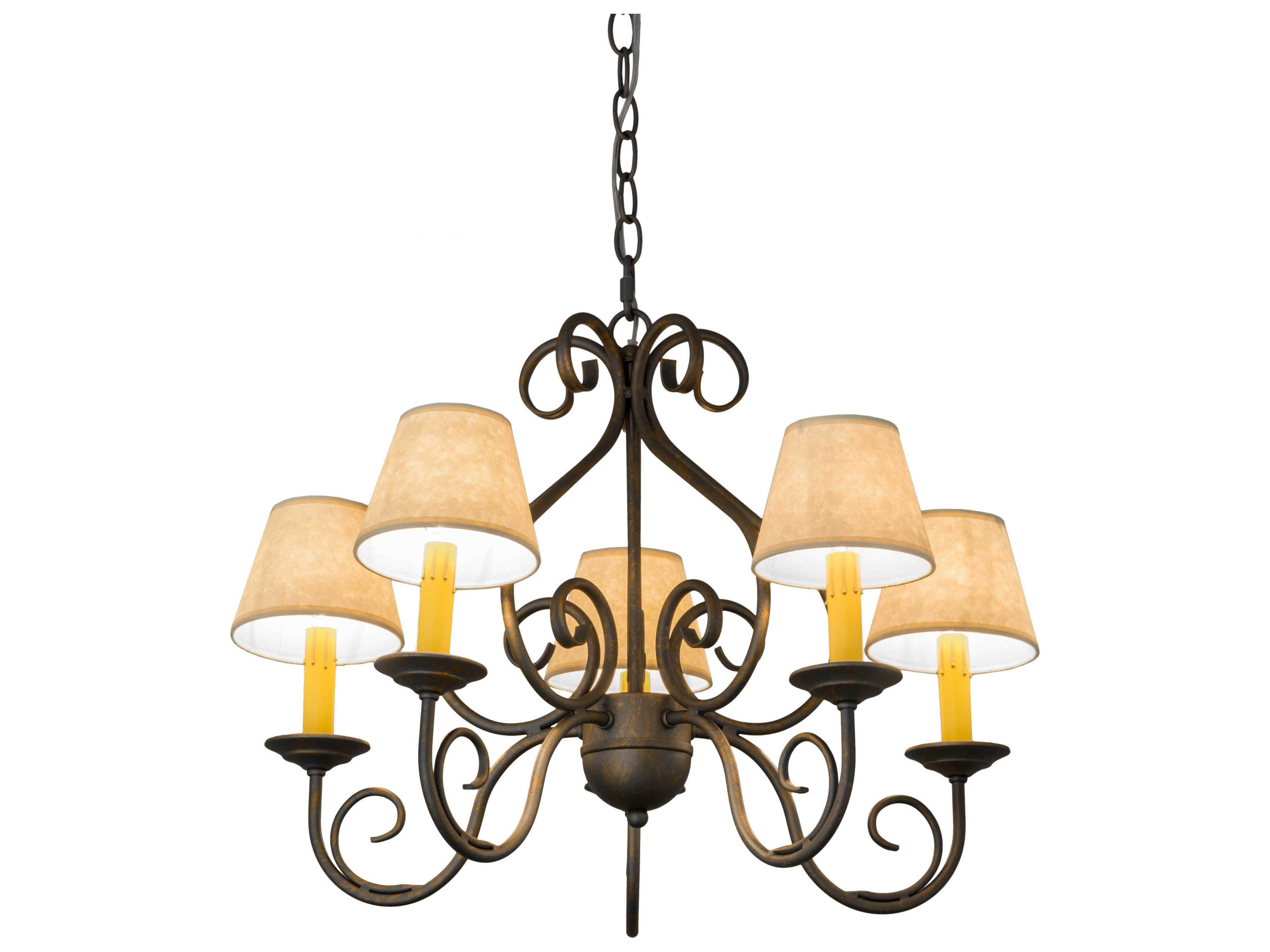Jenna 5-Light Bronze Empire Chandelier