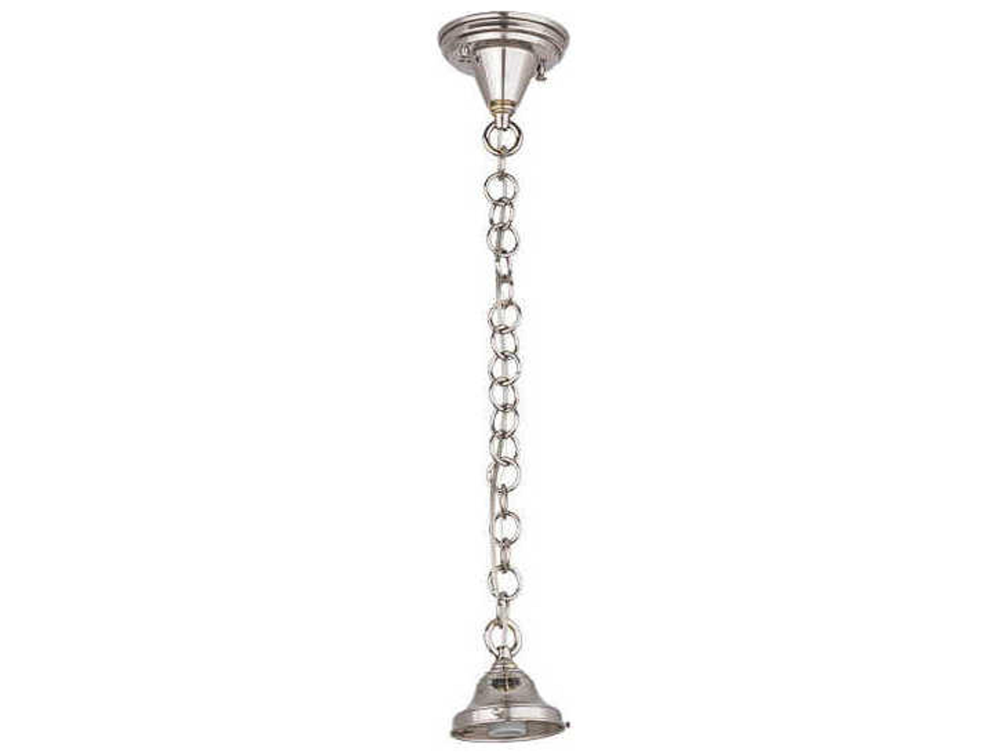 1-Light Nickel Mini Pendant