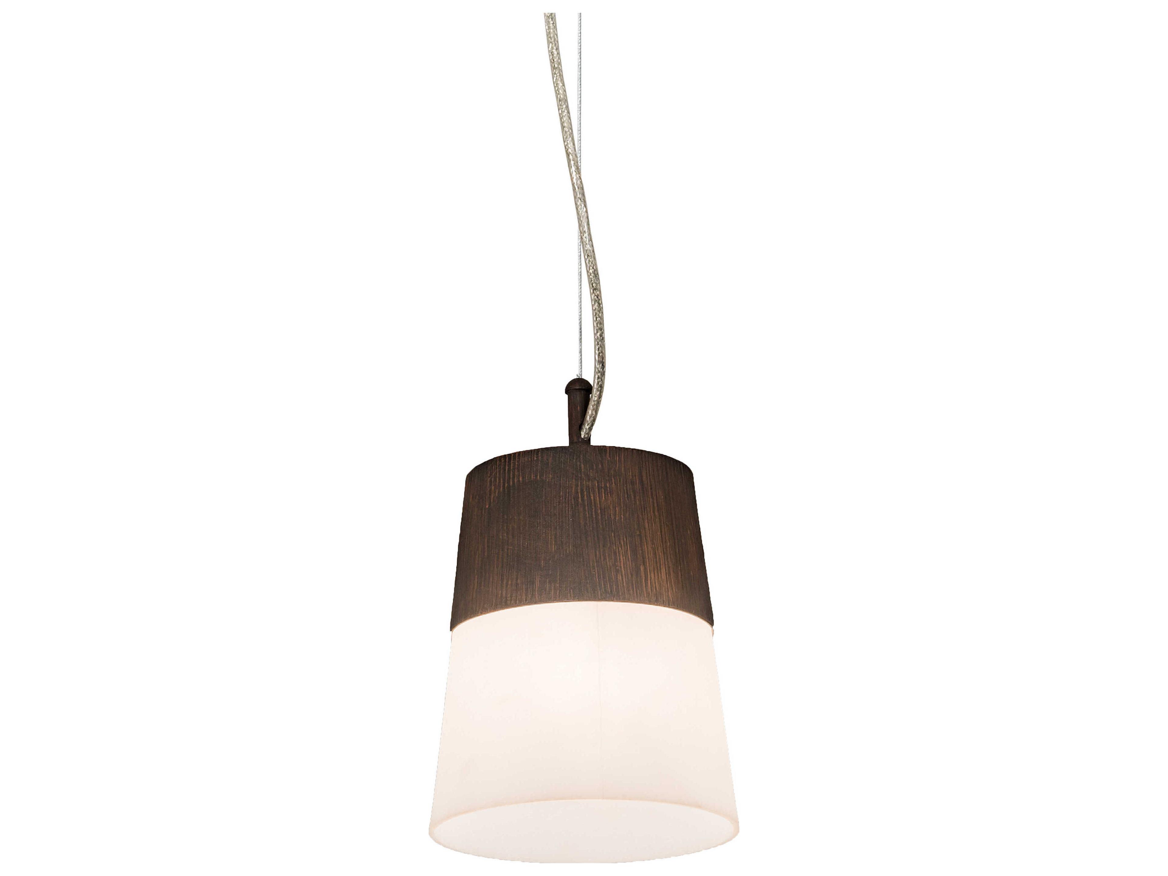 1-Light Brown Empire Mini Pendant