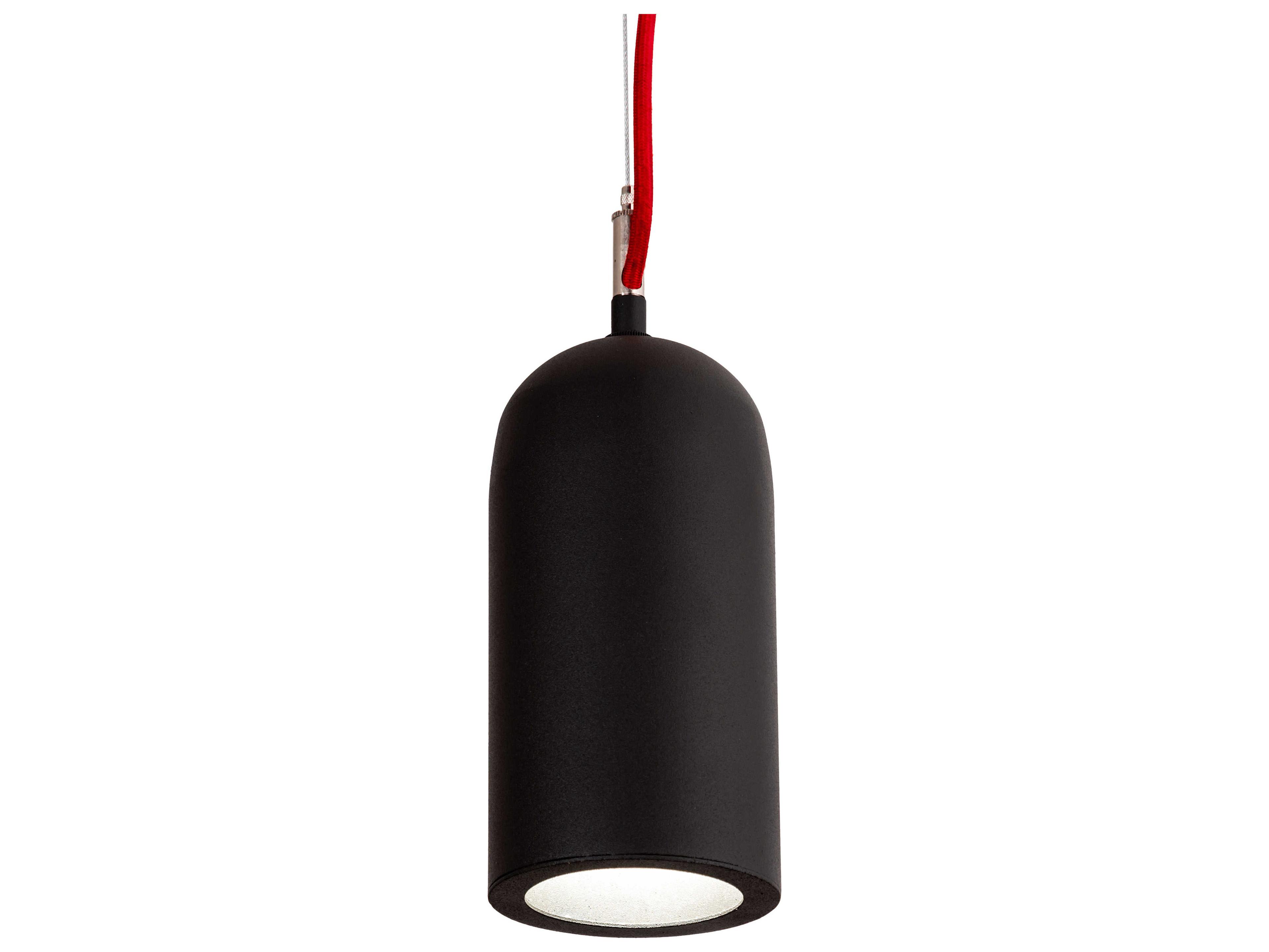 1-Light Black Bell Mini Pendant