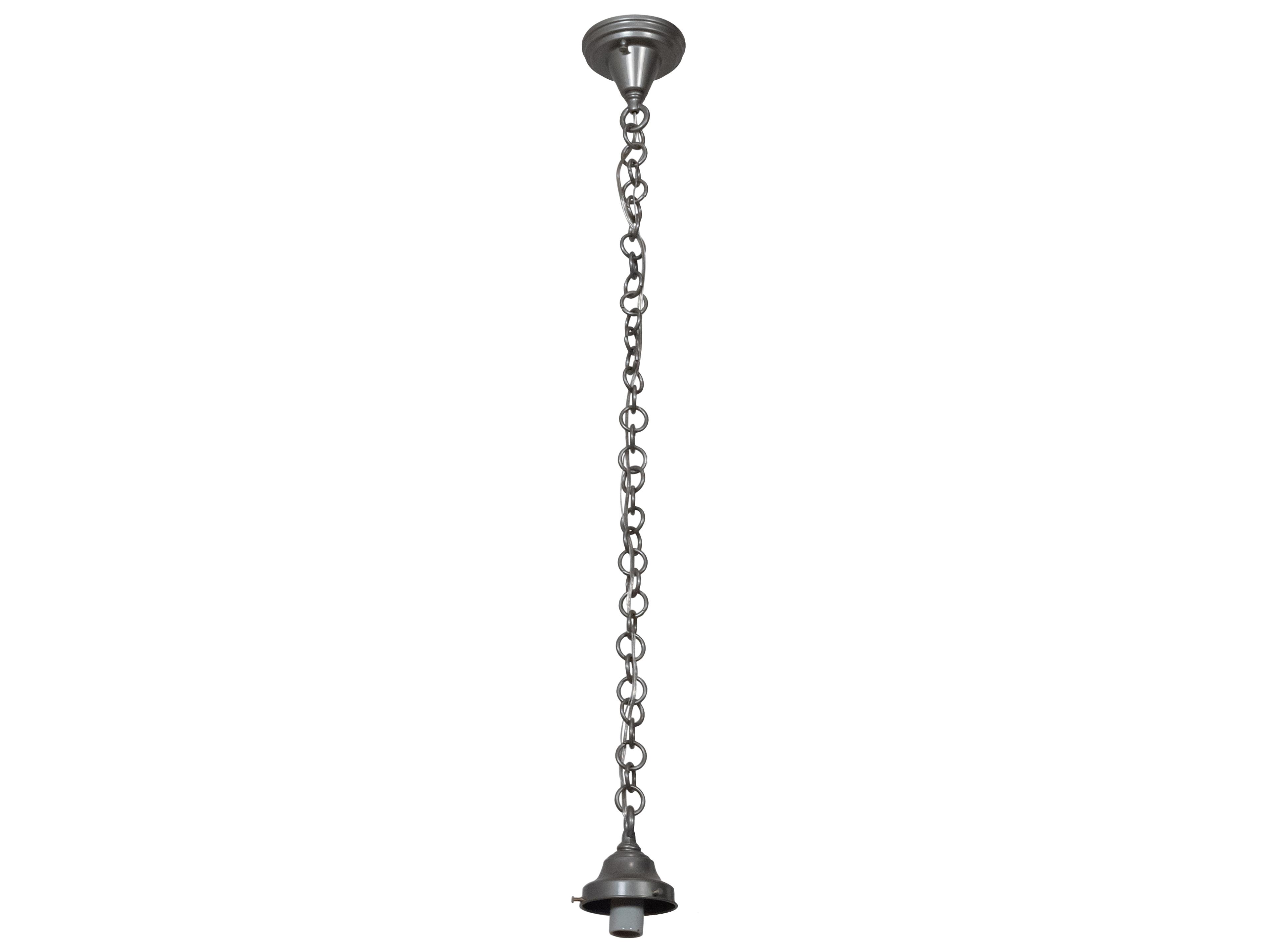 Meyda 1-Light Nickel Mini Pendant