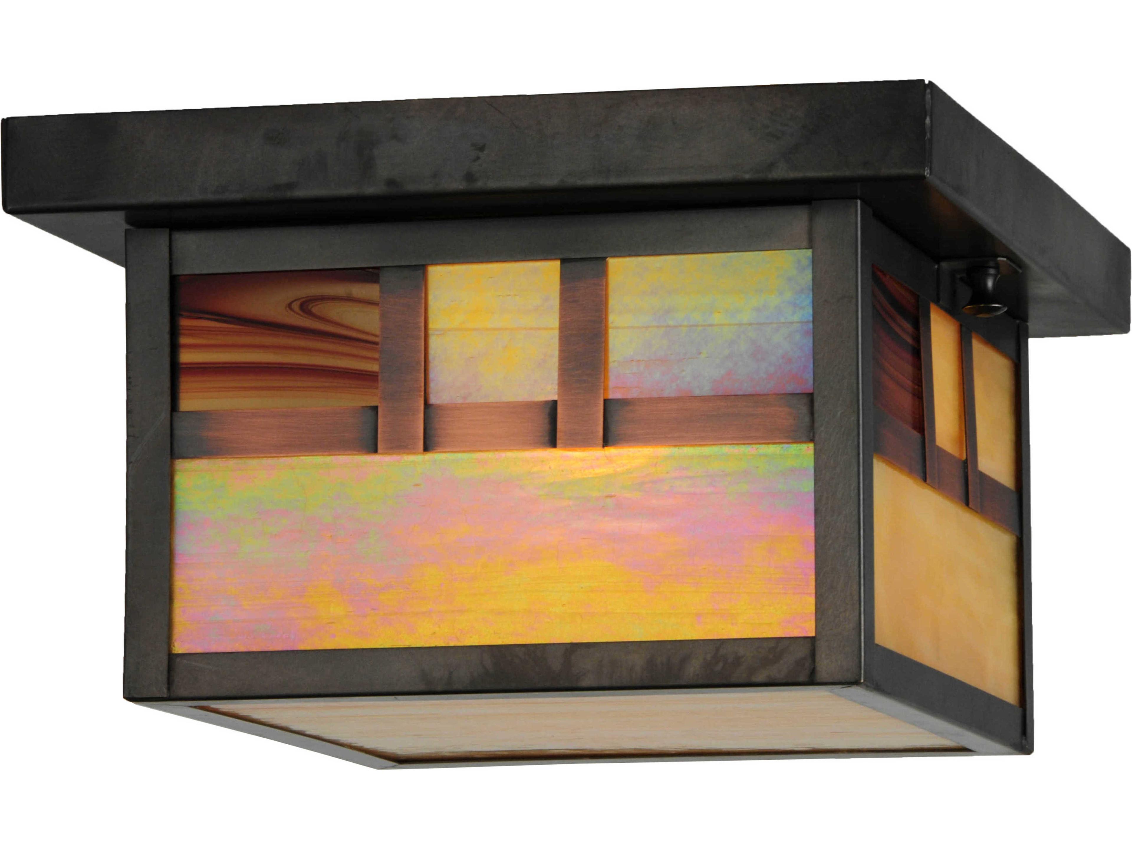 Hyde Park Double Bar Mission Outdoor Ceiling Light