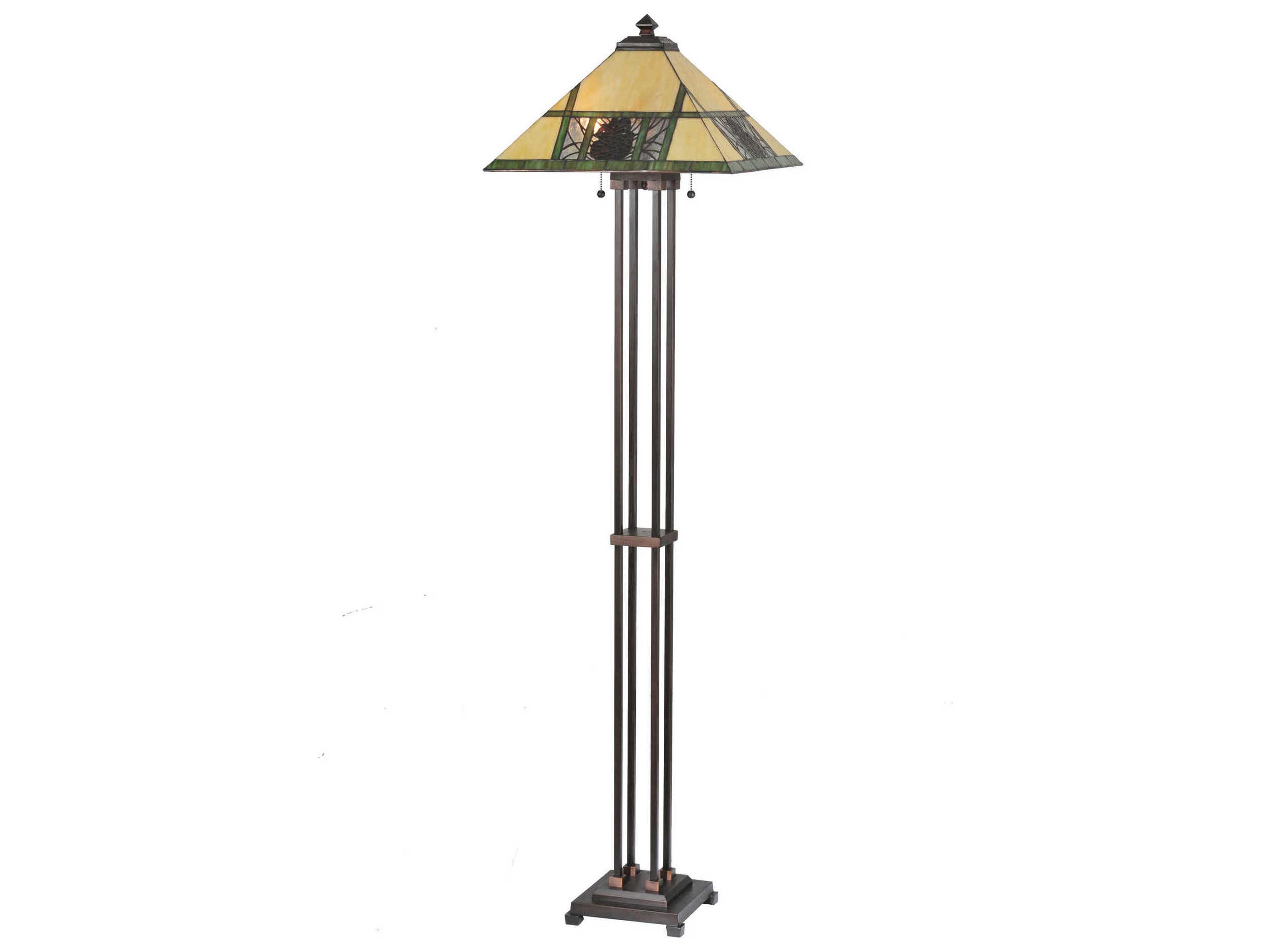 Pinecone Ridge Bronze Floor Lamp