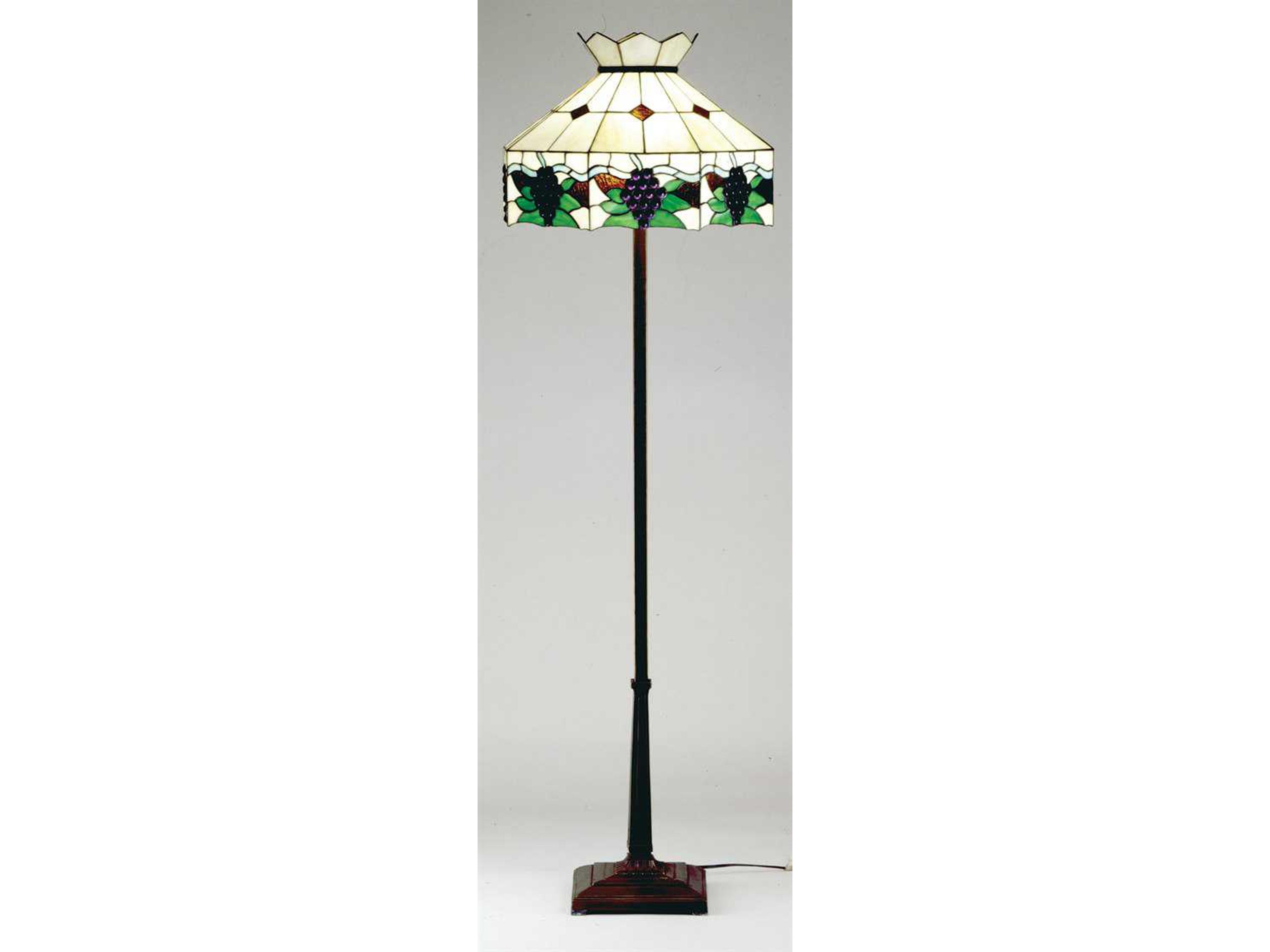 Mission Brown Tiffany Floor Lamp Base