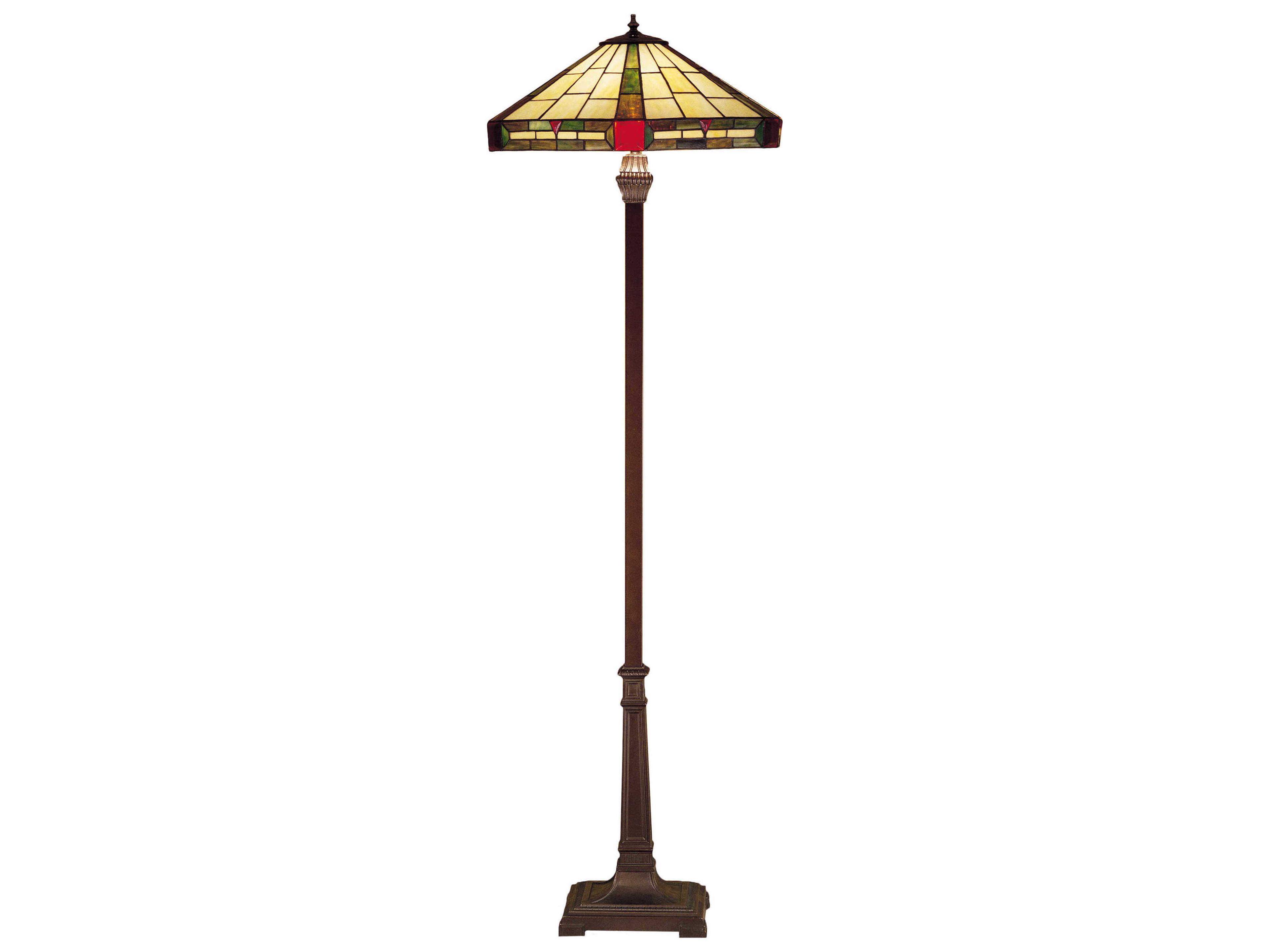 Wilkenson Bronze Tiffany Floor Lamp