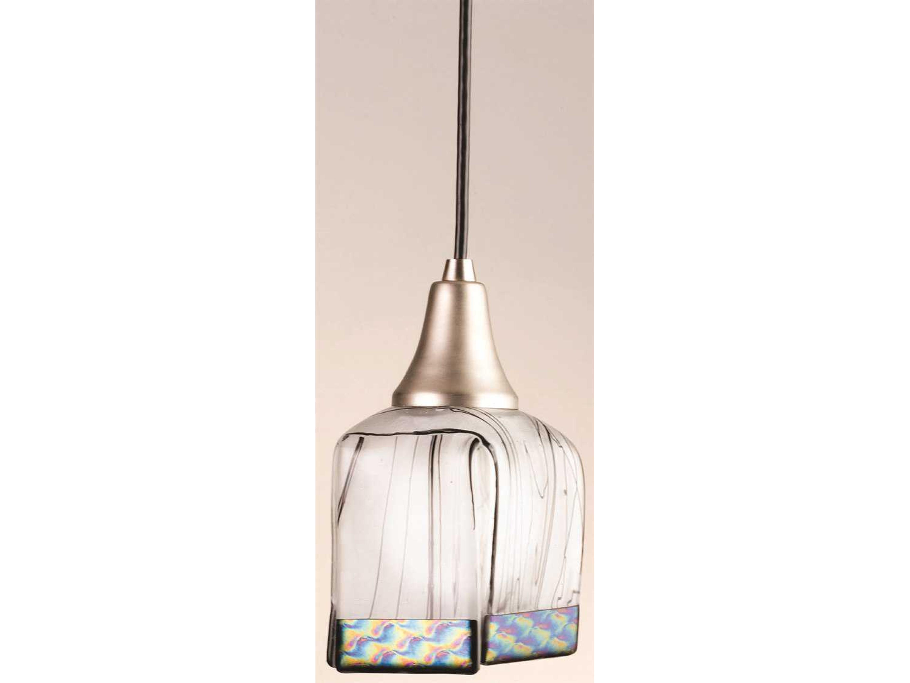 Metro Fusion 1-Light Nickel Mini Pendant