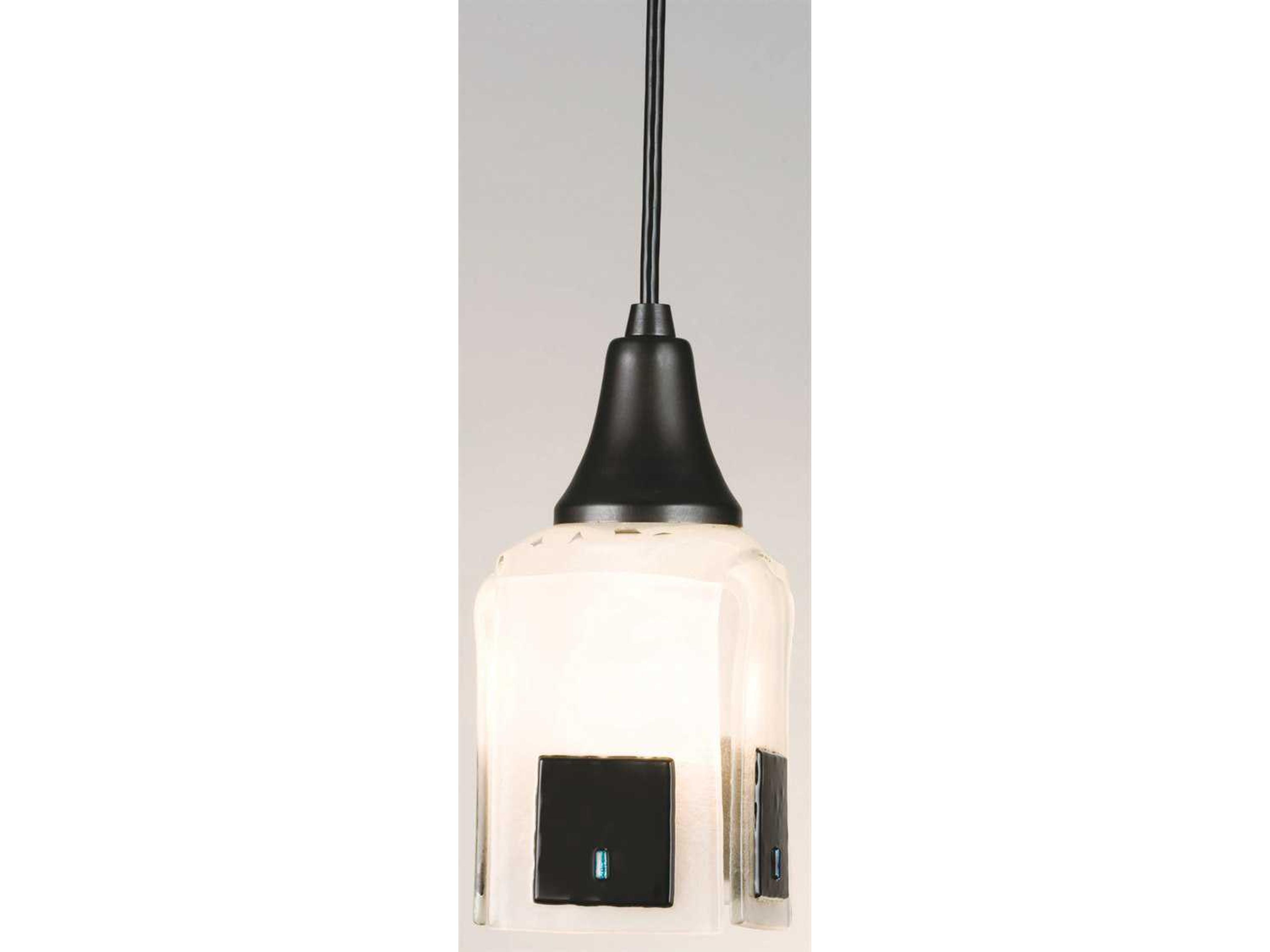 Metro Fusion 1-Light Brown Geometric Mini Pendant