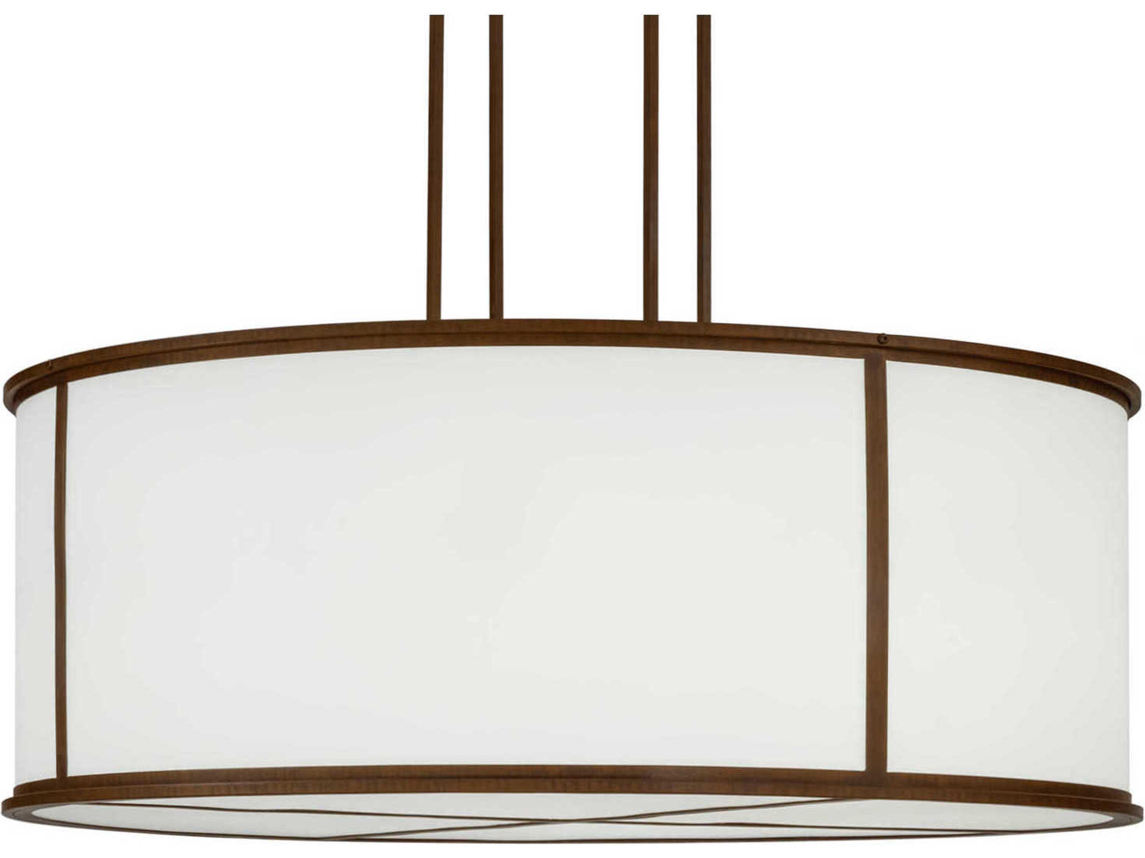 Mission 1-Light Red Drum Pendant