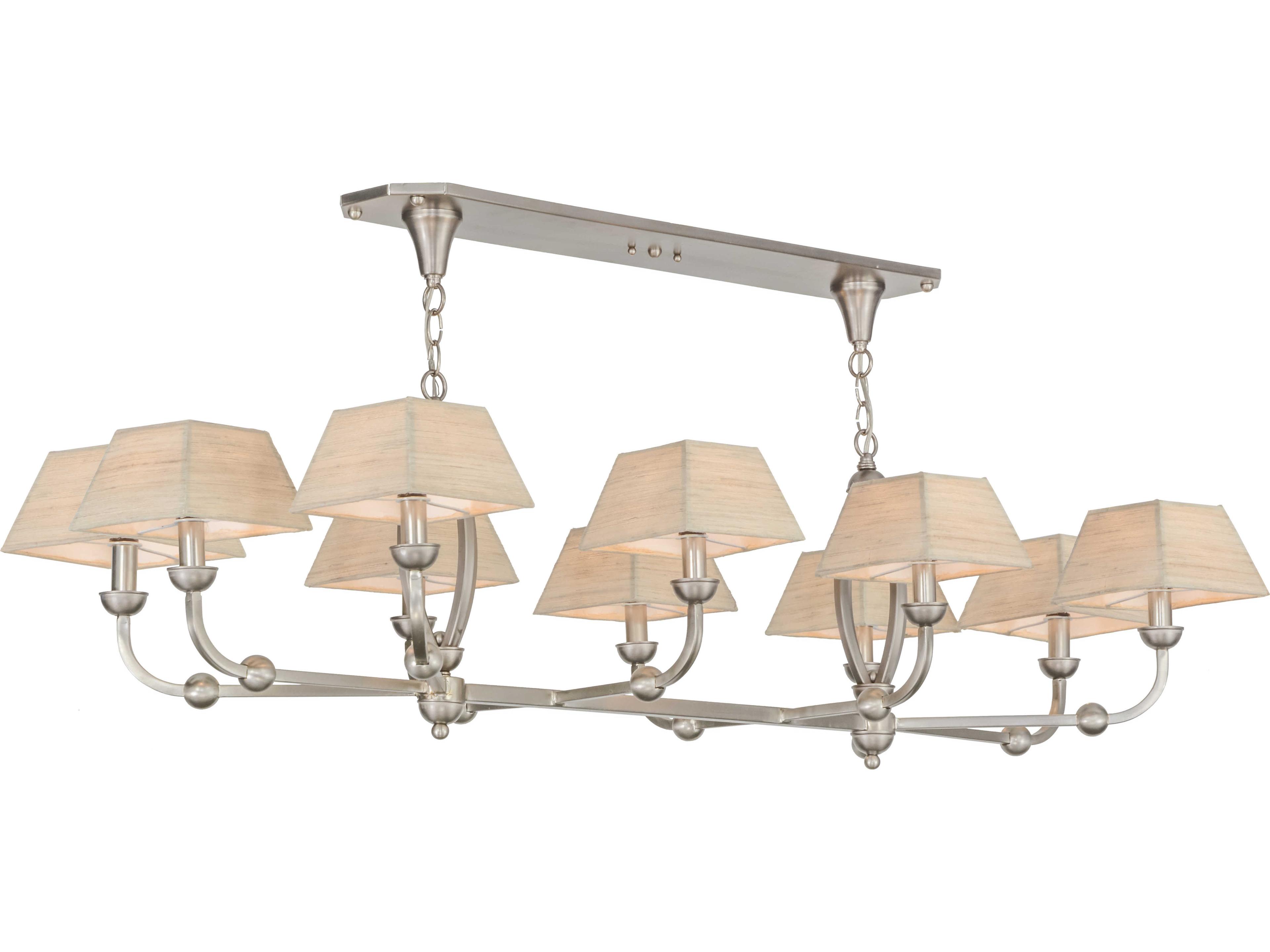 Mission 1-Light Silver Geometric Pendant