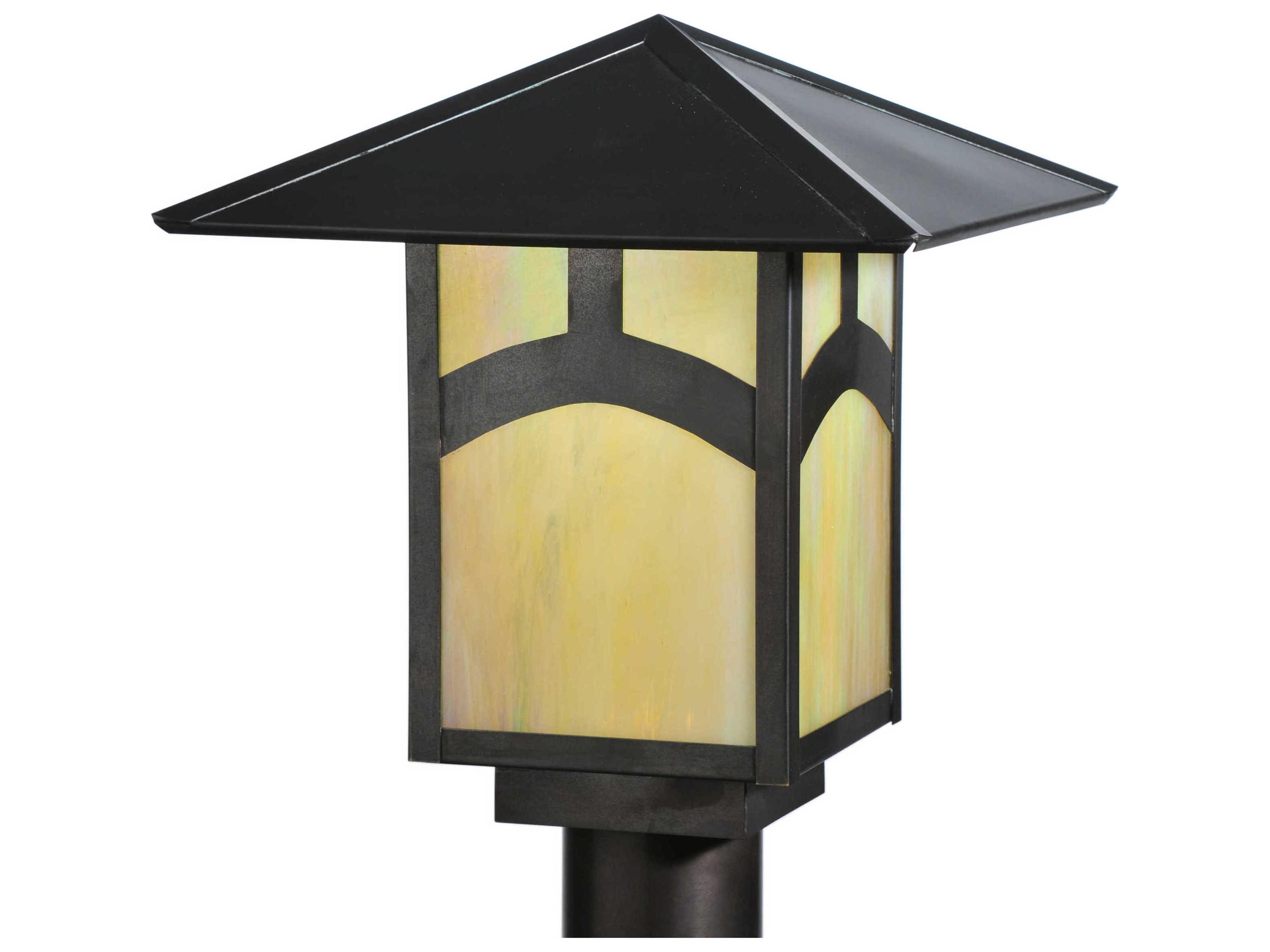 Seneca Hill Top Bai Crftsman Outdoor Post Mount Light