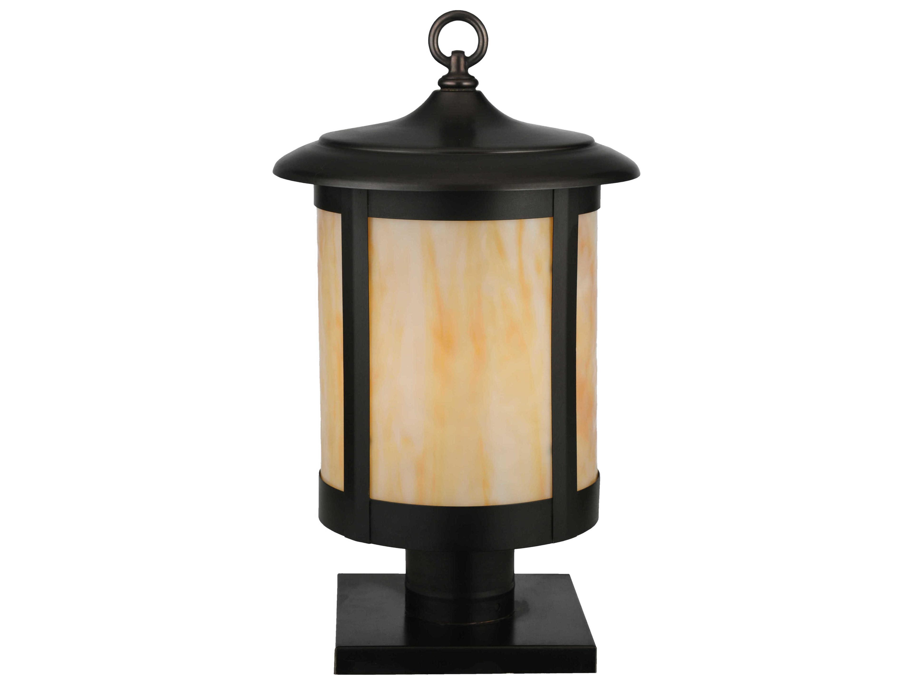 Fulton Prime Black Outdoor Post Mount Light