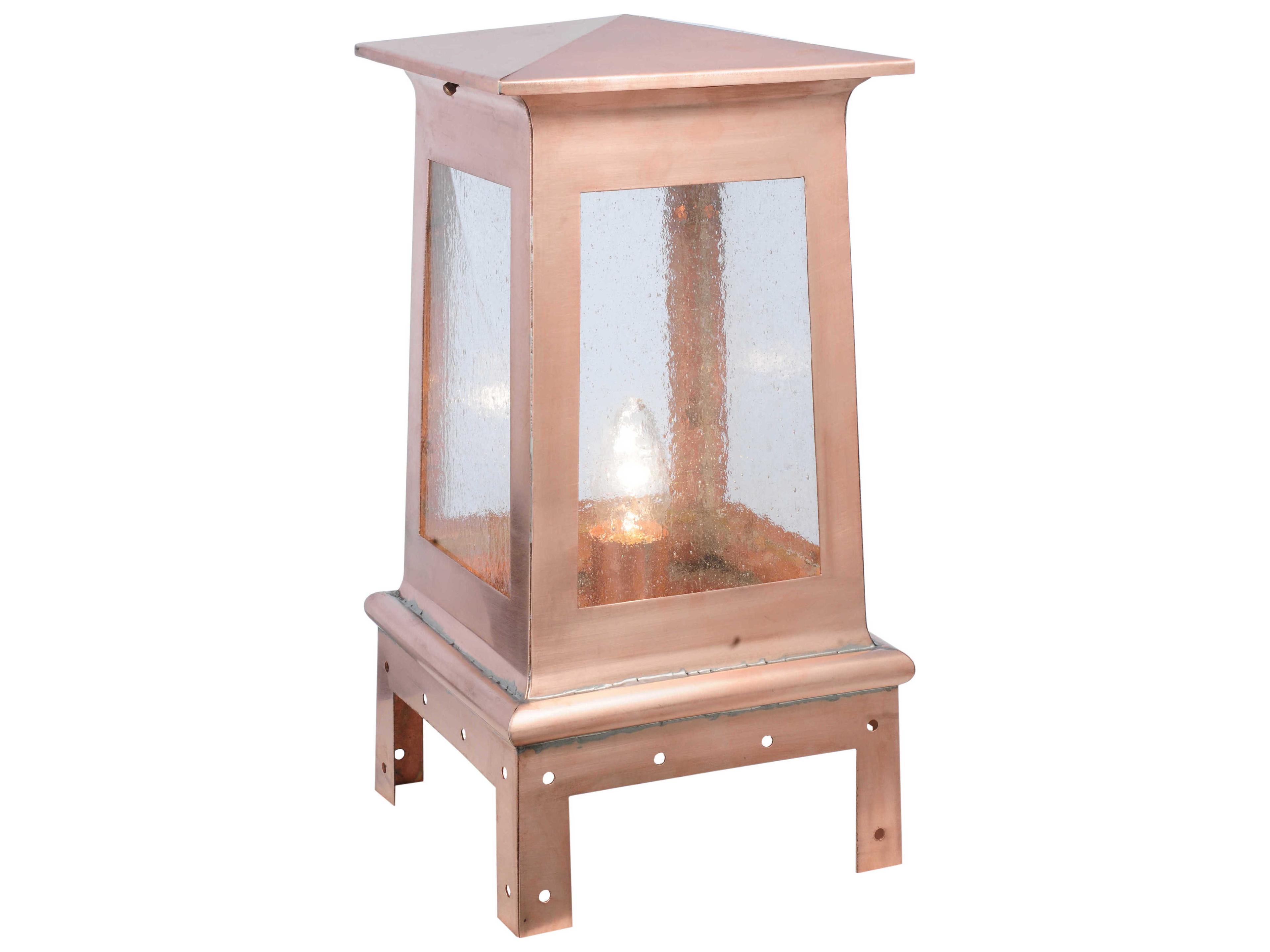 Stillwater Prime Natural Copper Outdoor Post Mount Light