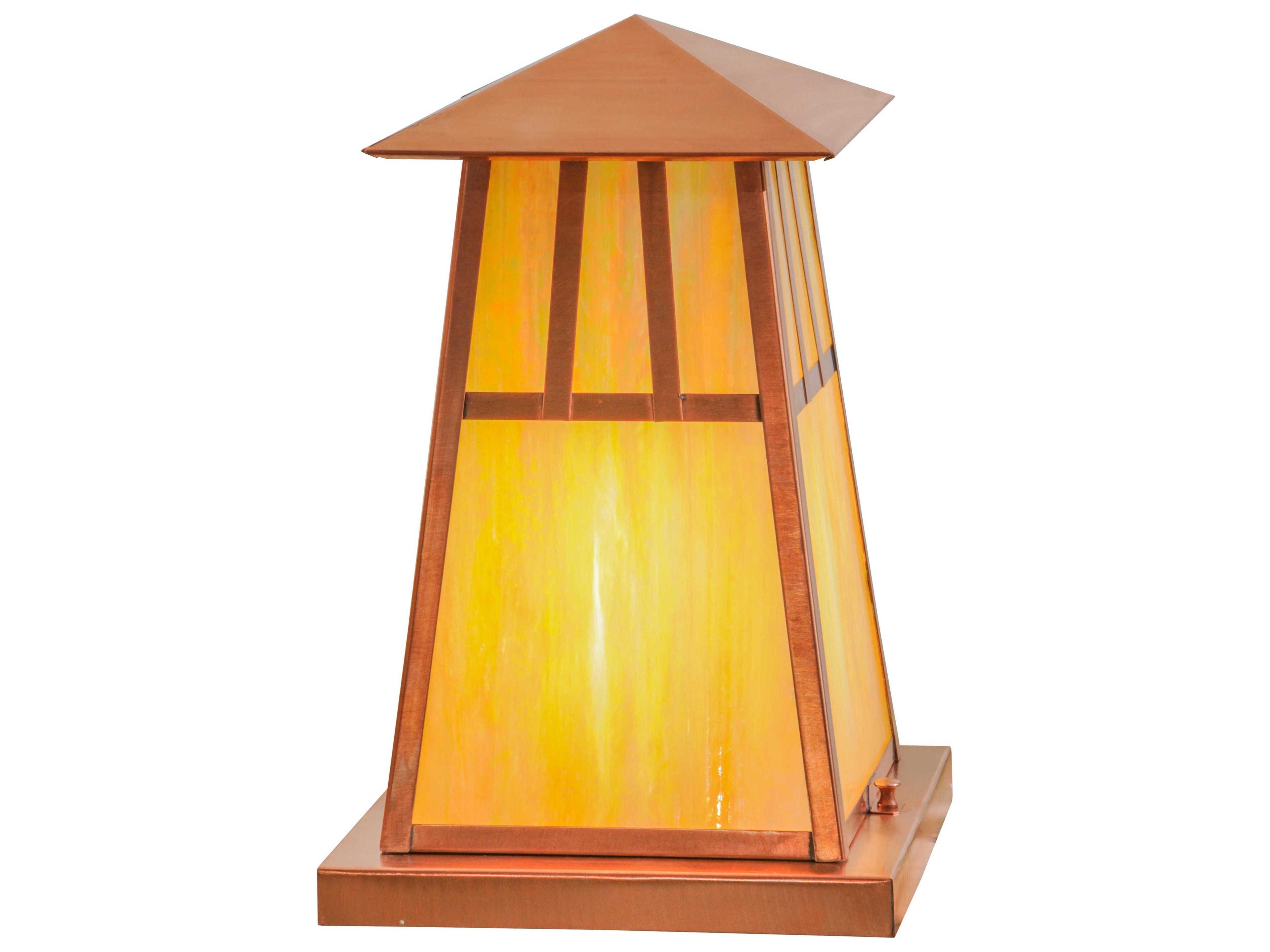 Seneca Double Bar Mission Outdoor Pier Mount Light