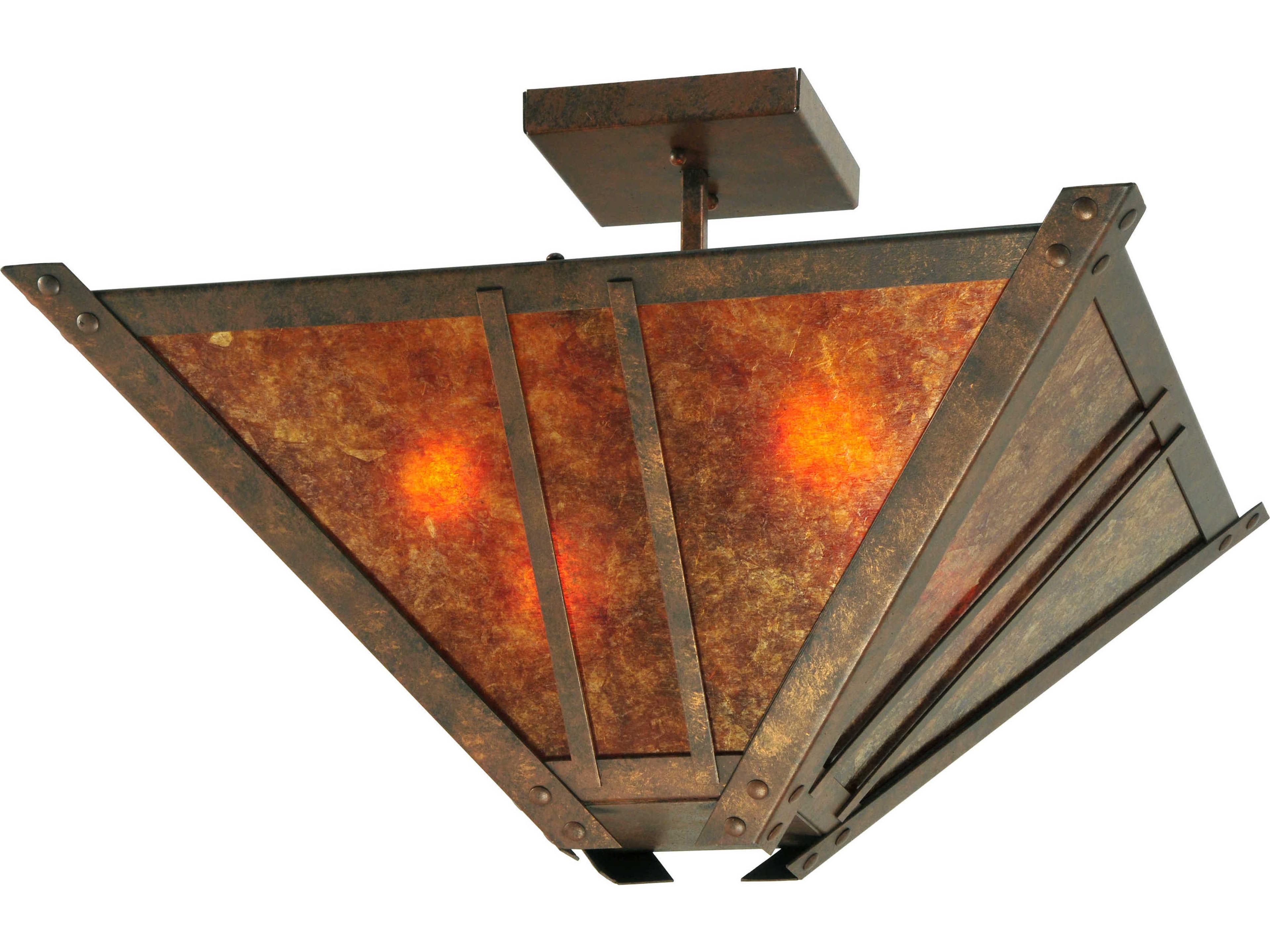 Arta 4-light Semi-Flush Mount Light