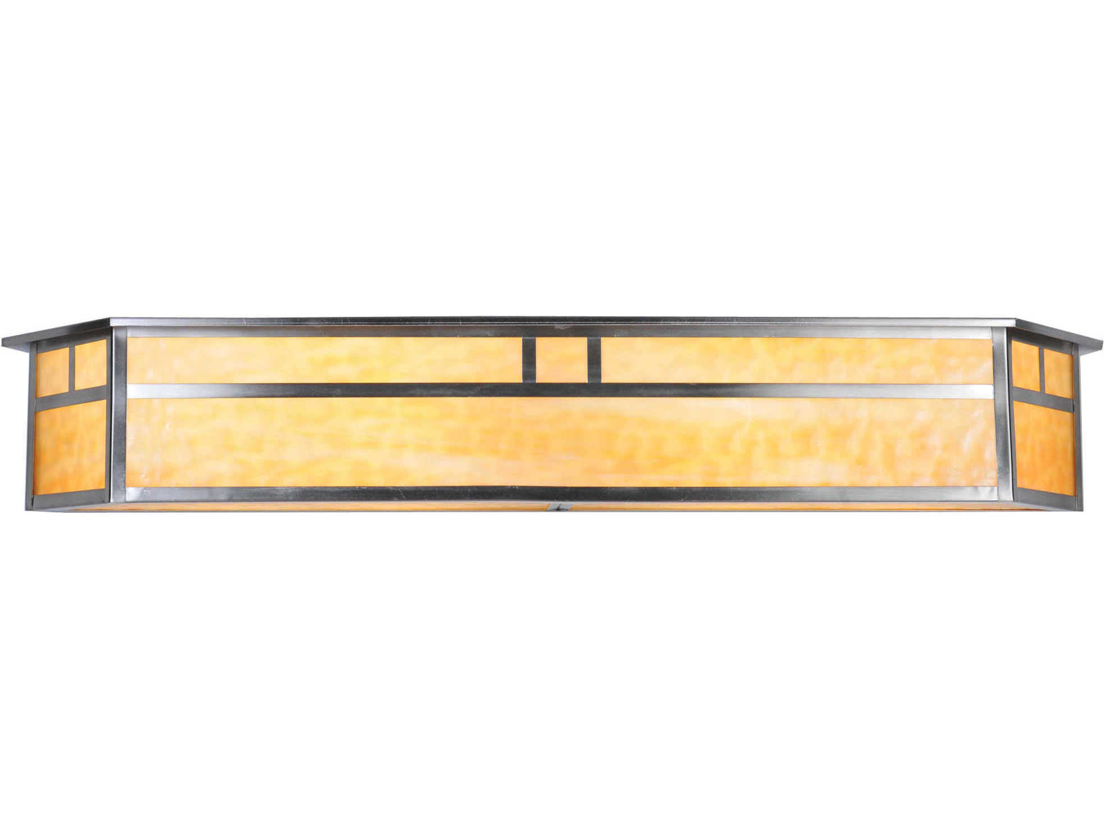 Mission 4-Light Nickel Vanity Light