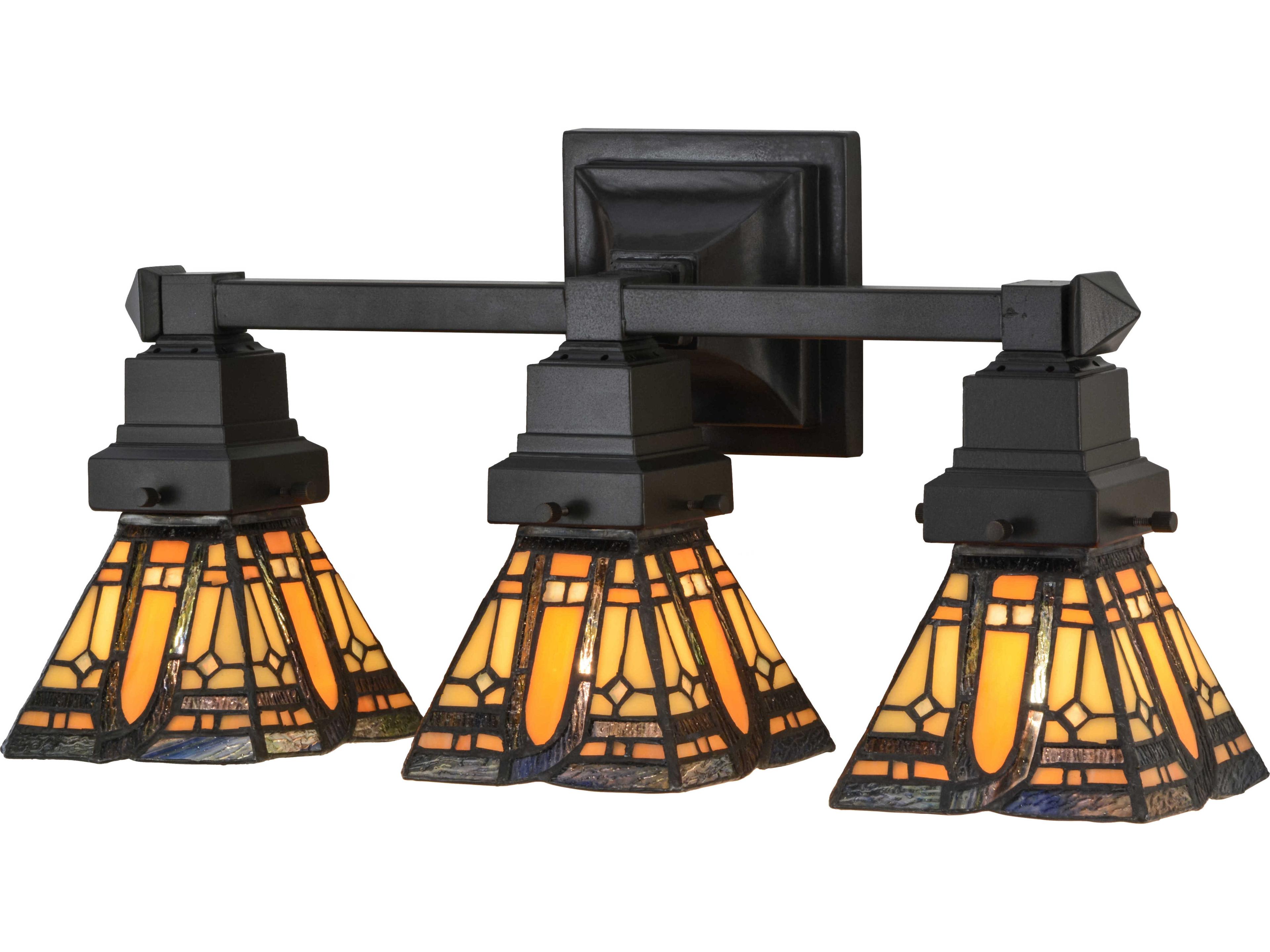 Sierra Prairie Mission 3-light Vanity Light