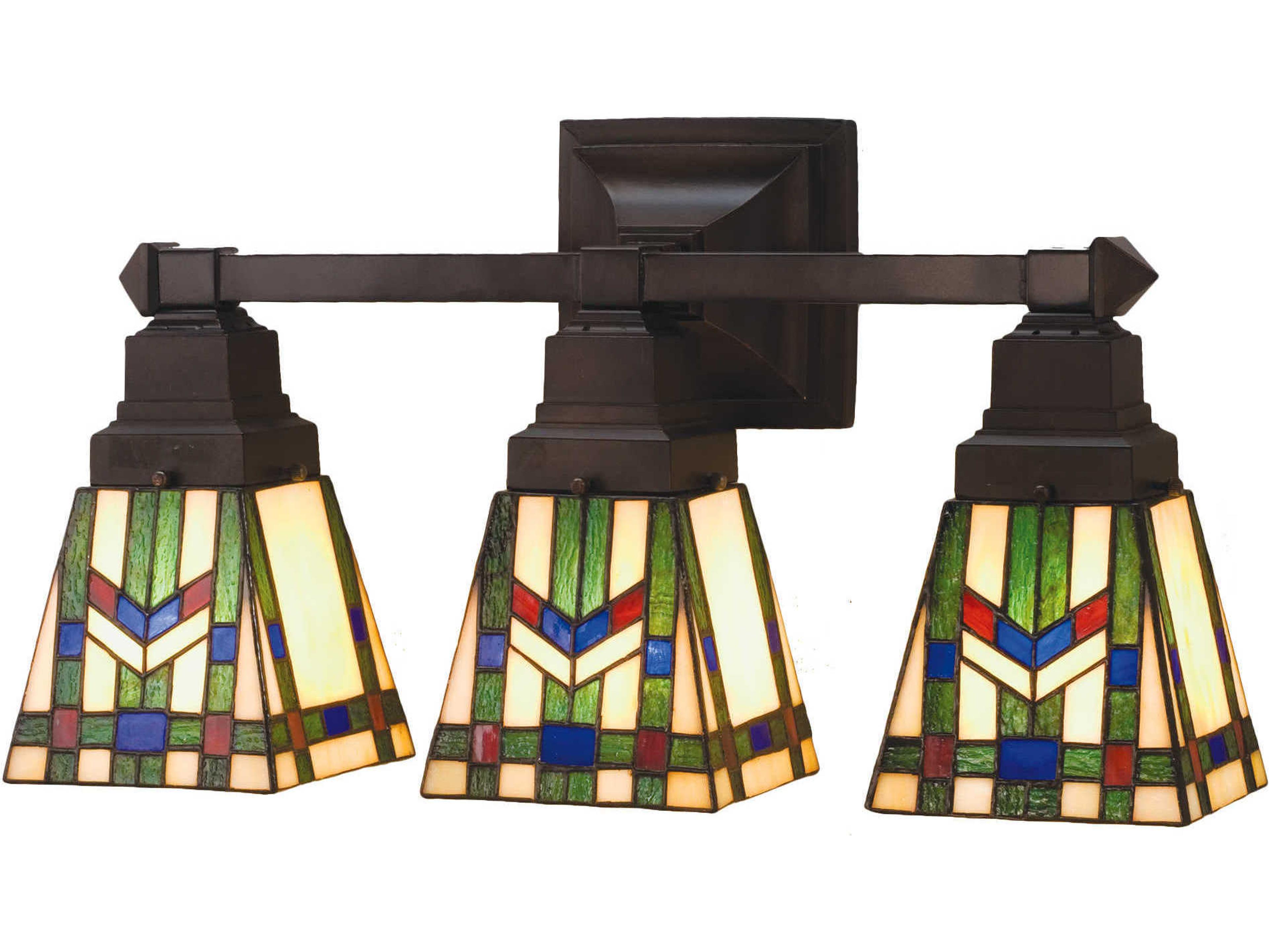 Prairie Wheat 3-Light Bronze Traditional Vanity Light