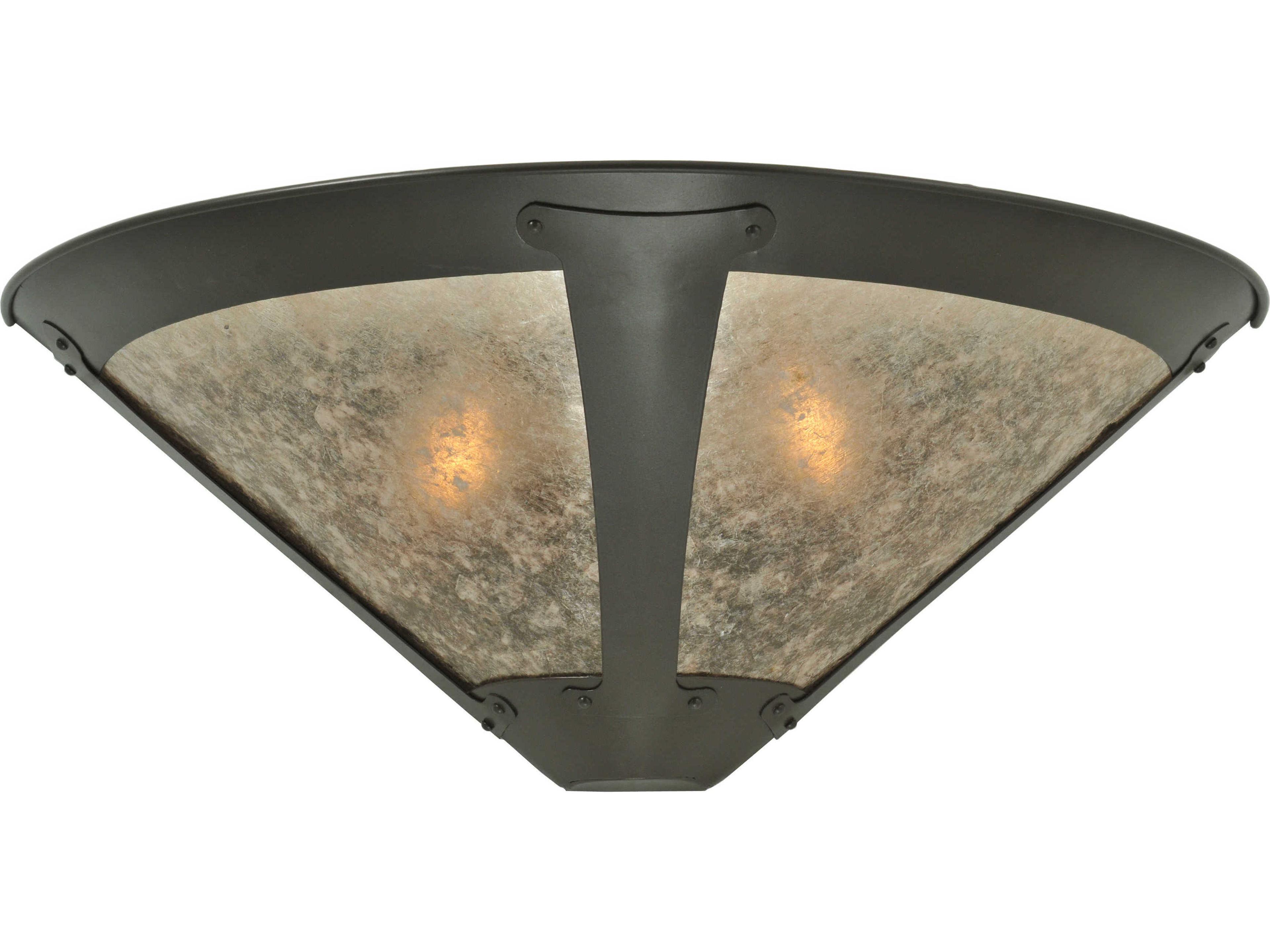 Van Erp Silver Mica 2 - Light Outdoor Wall Light