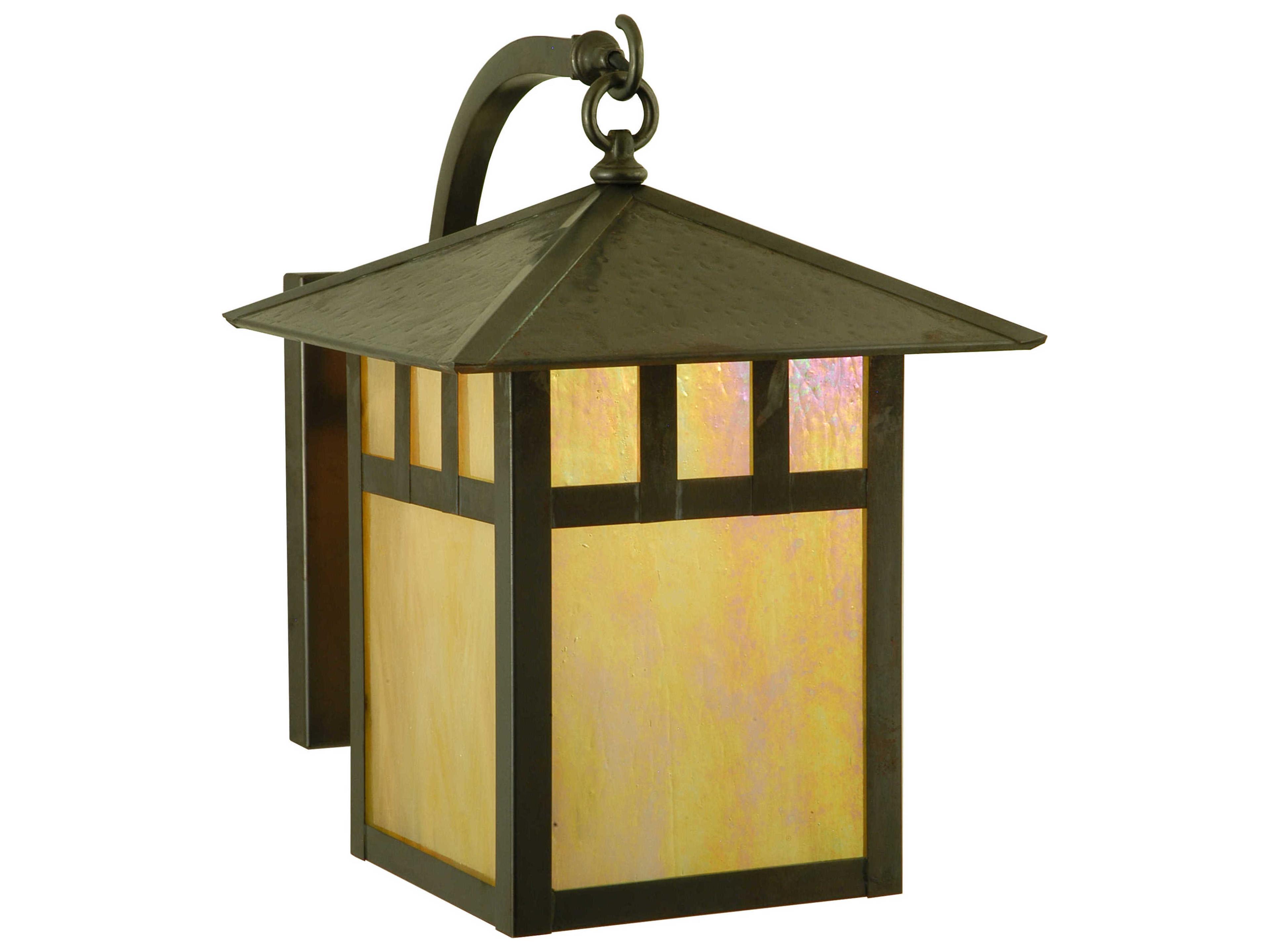 Seneca Double Bar Mission Curved Arm Outdoor Wall Light