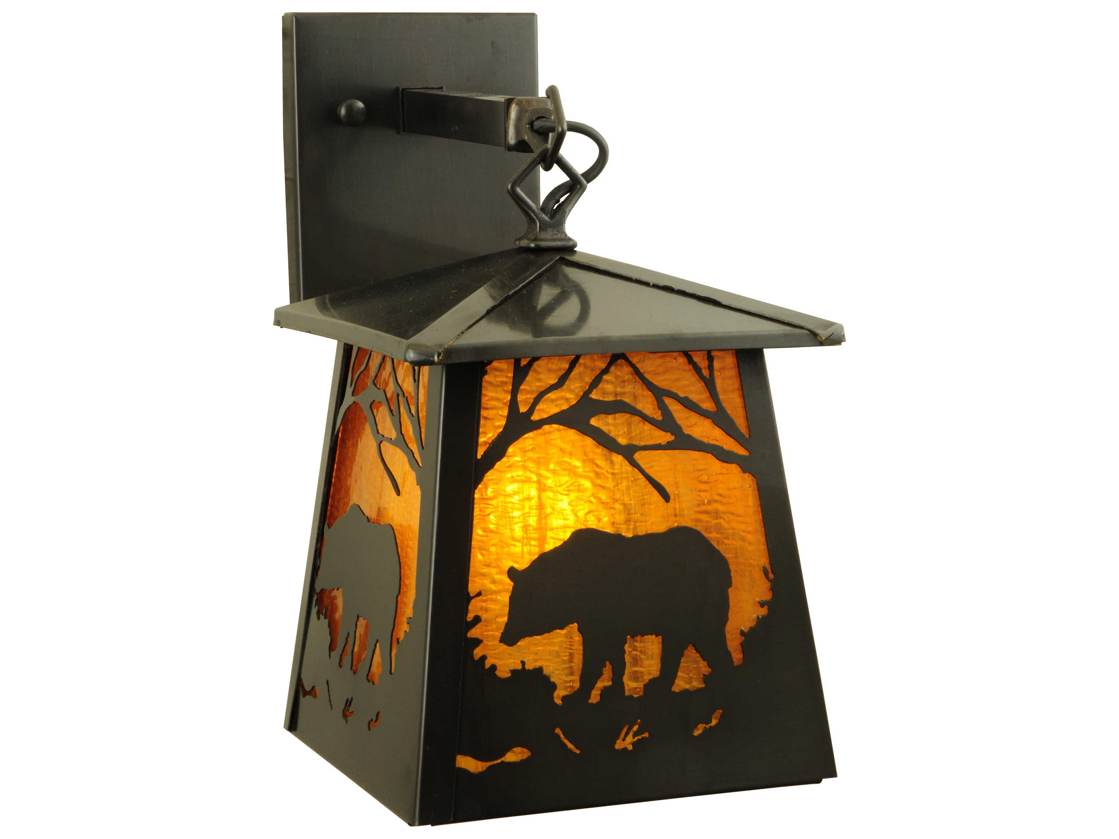 Stillwater Grizzly Bear Outdoor Wall Light