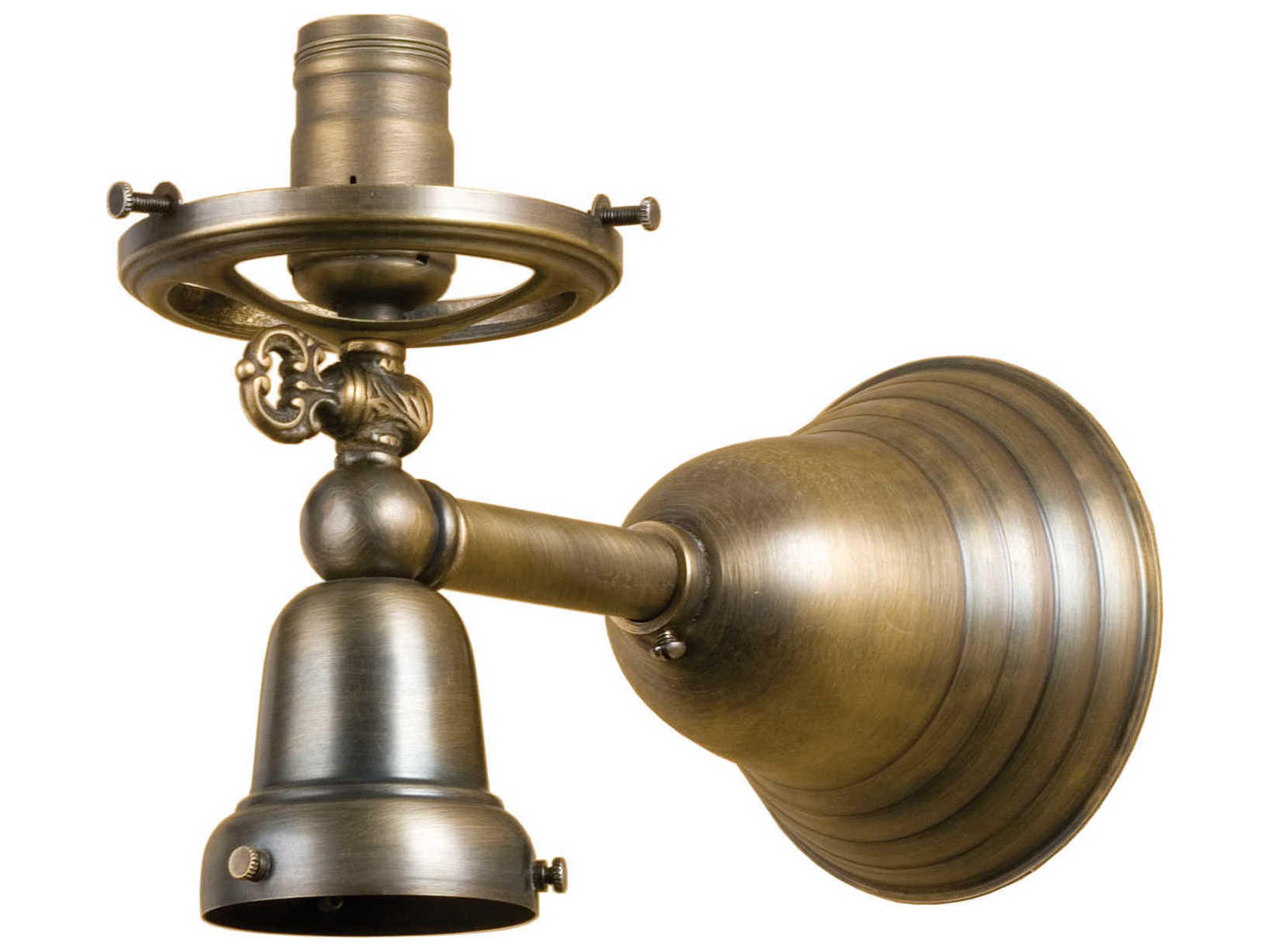 Mission 2-Light Brass Wall Sconce